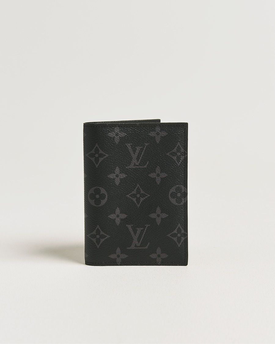 Hombres | Pre-Owned & Vintage Bags | Louis Vuitton Pre-Owned | Passport Cover Monogram Eclipse