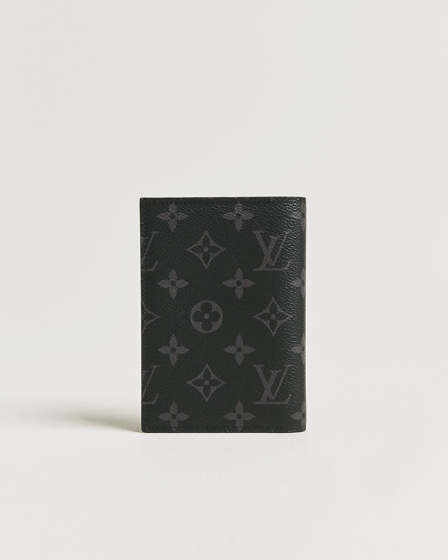 Hombres | Pre-Owned & Vintage Bags | Louis Vuitton Pre-Owned | Passport Cover Monogram Eclipse
