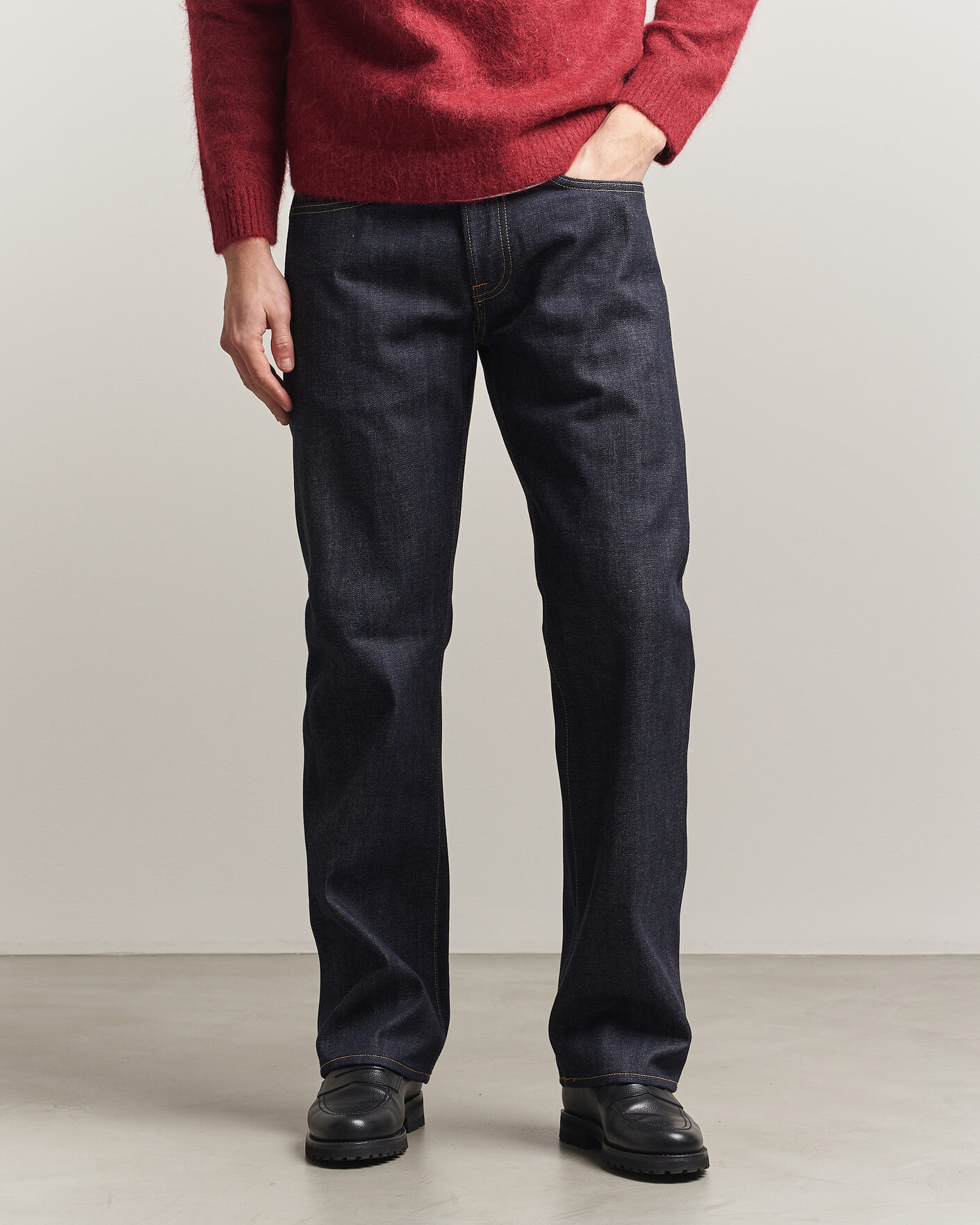 Hombres | Vaqueros | EDWIN | No.47 Regular Straight Selvage Jeans Unwashed