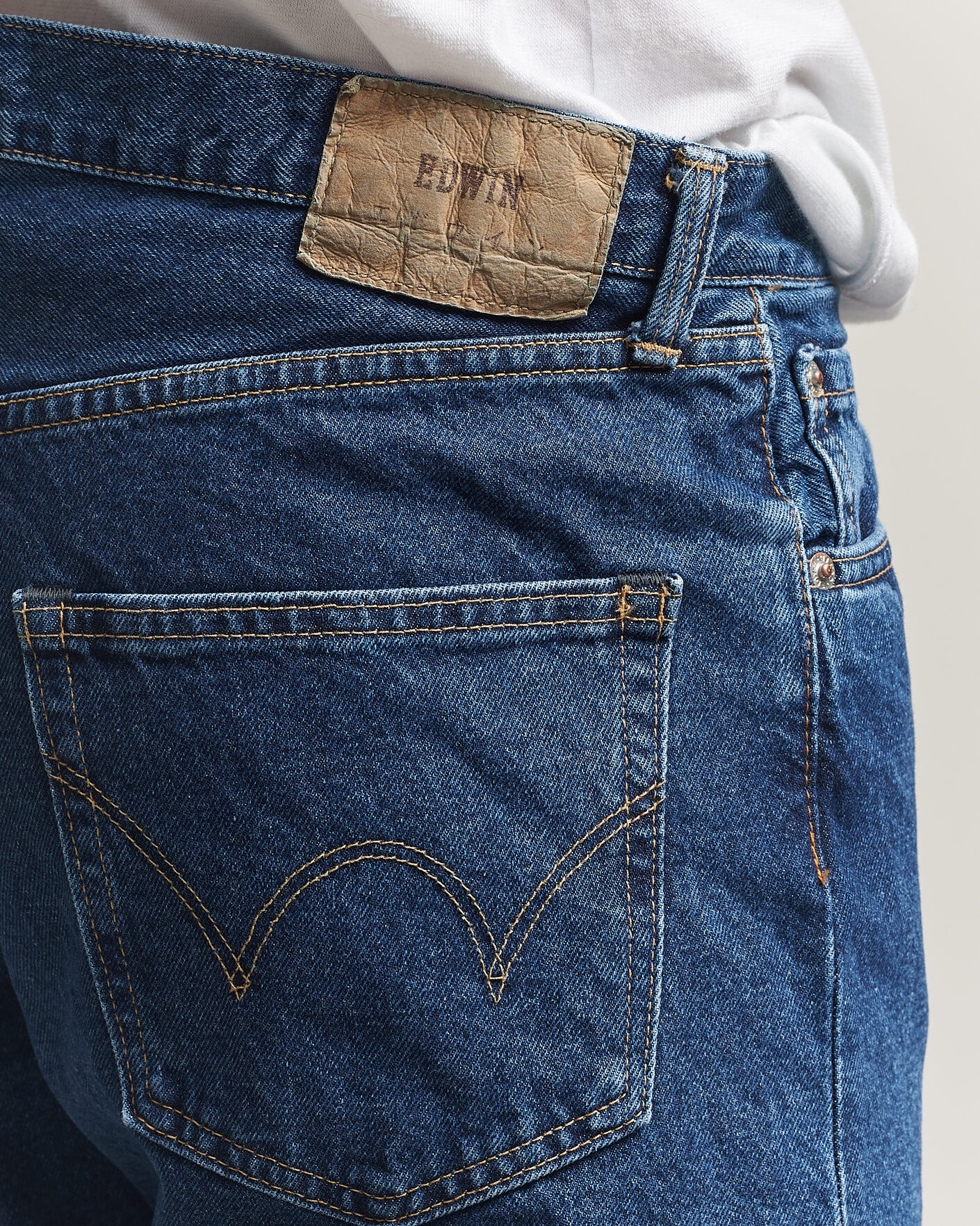 Hombres | Pantalones | EDWIN | Regular Straight Jeans Used Mid Blue