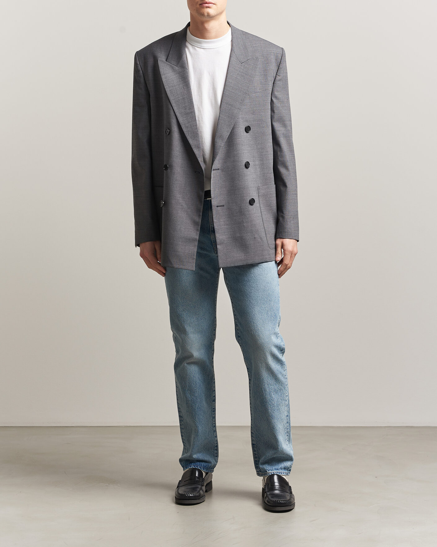Hombres | Pantalones | EDWIN | Regular Straight Jeans Used Light Blue