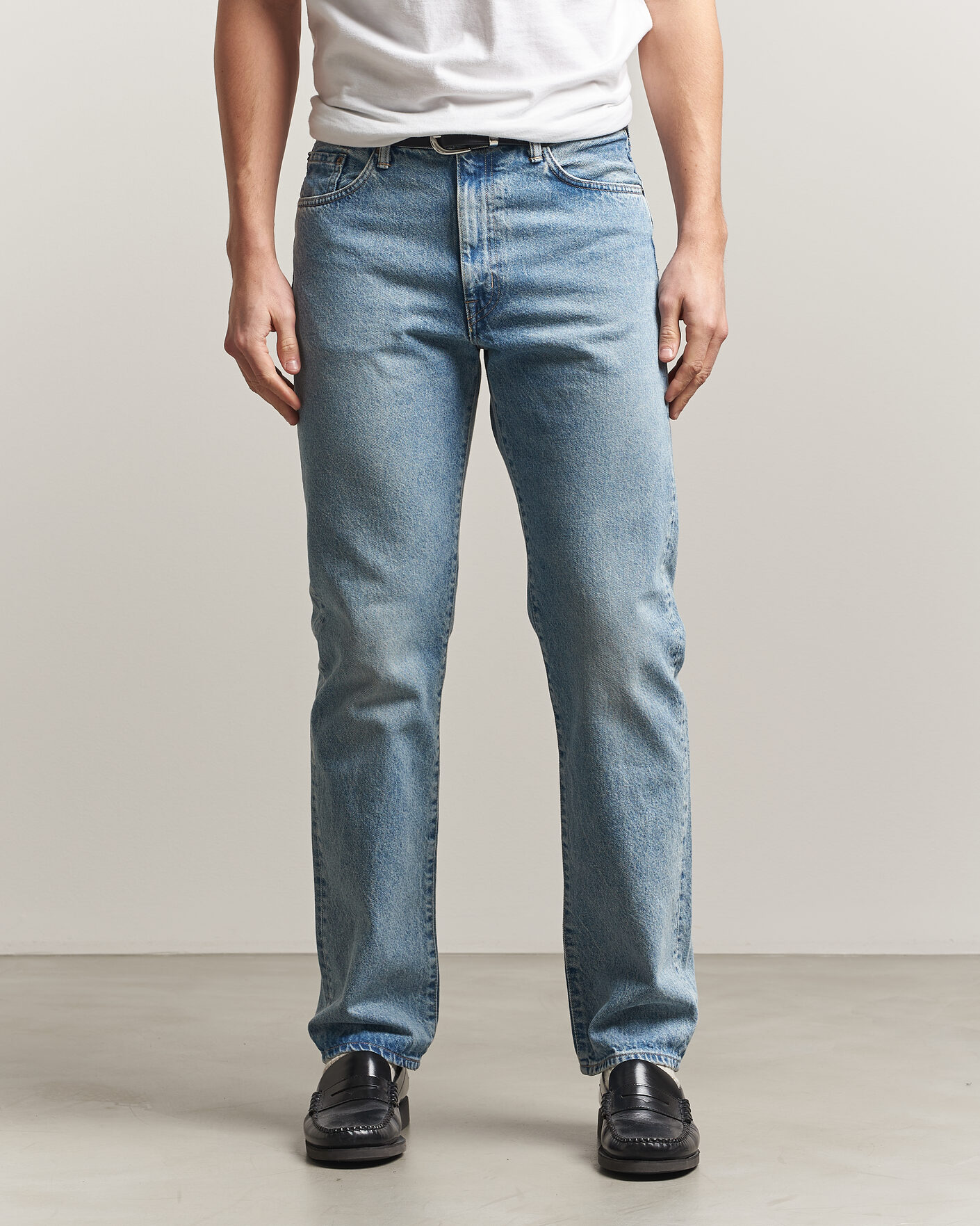 Hombres | Pantalones | EDWIN | Regular Straight Jeans Used Light Blue