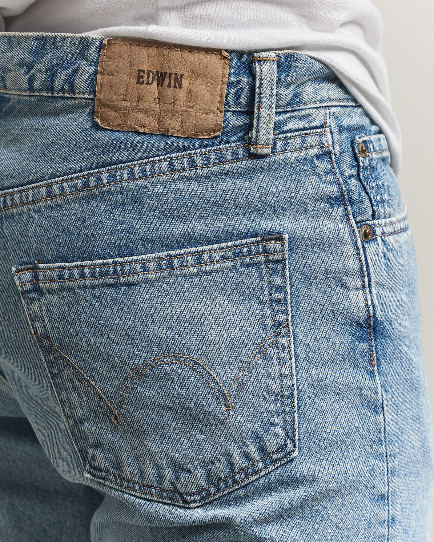 Hombres | Pantalones | EDWIN | Regular Straight Jeans Used Light Blue