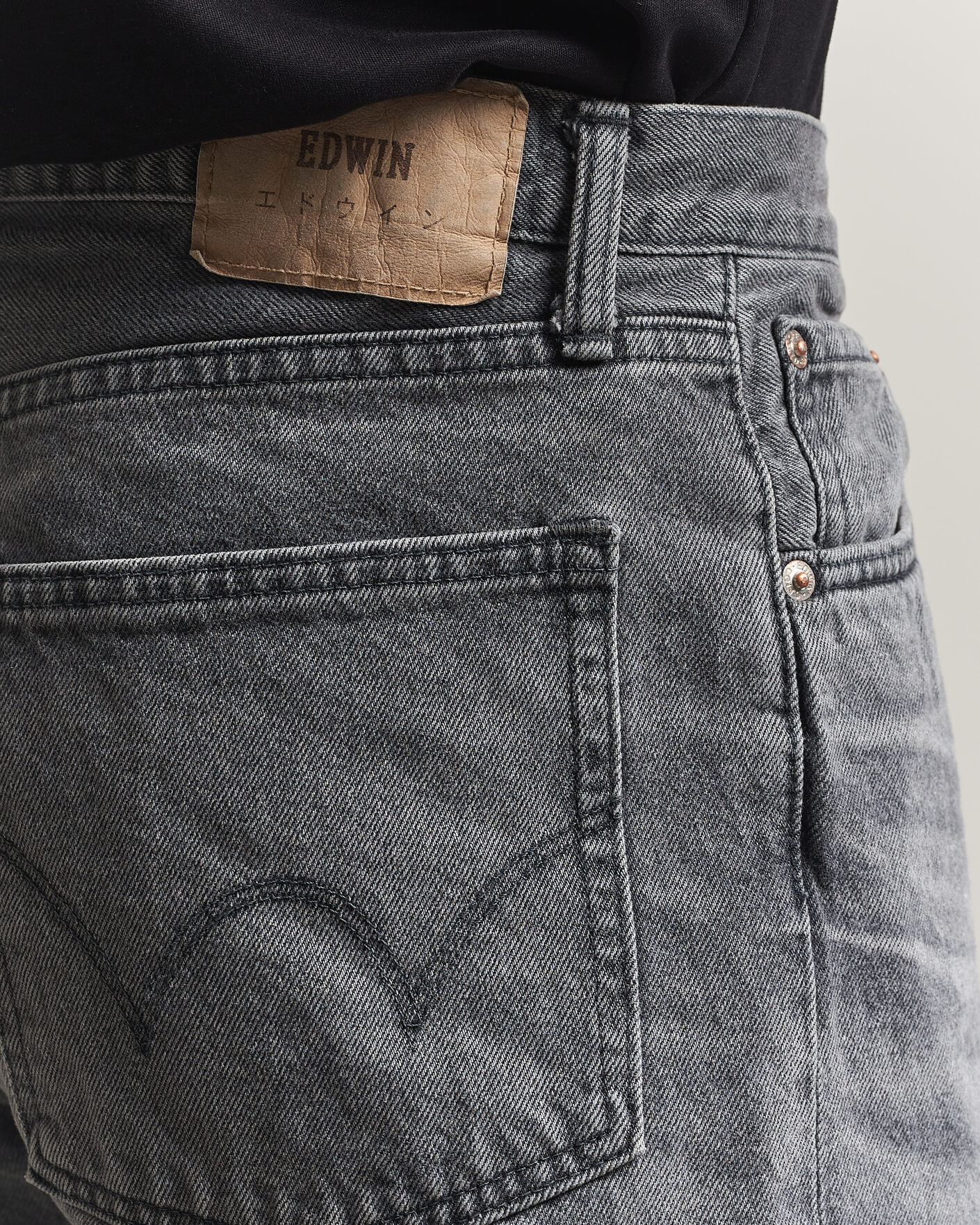 Hombres | Camisas | EDWIN | Loose Straight Jeans Washed Grey