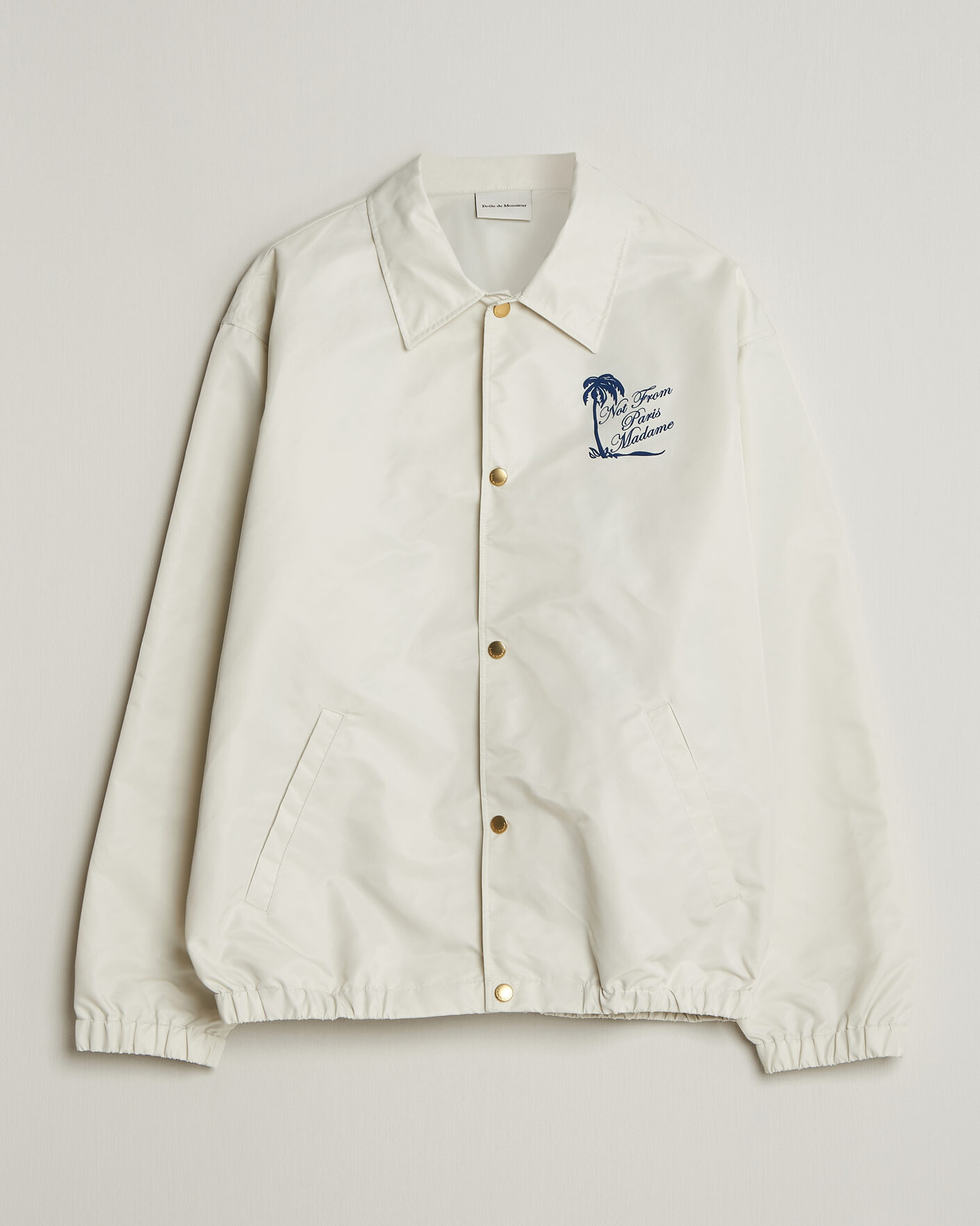 Hombres | Abrigos y chaquetas | Drôle de Monsieur | Palmier Slogan Coach Jacket Off White