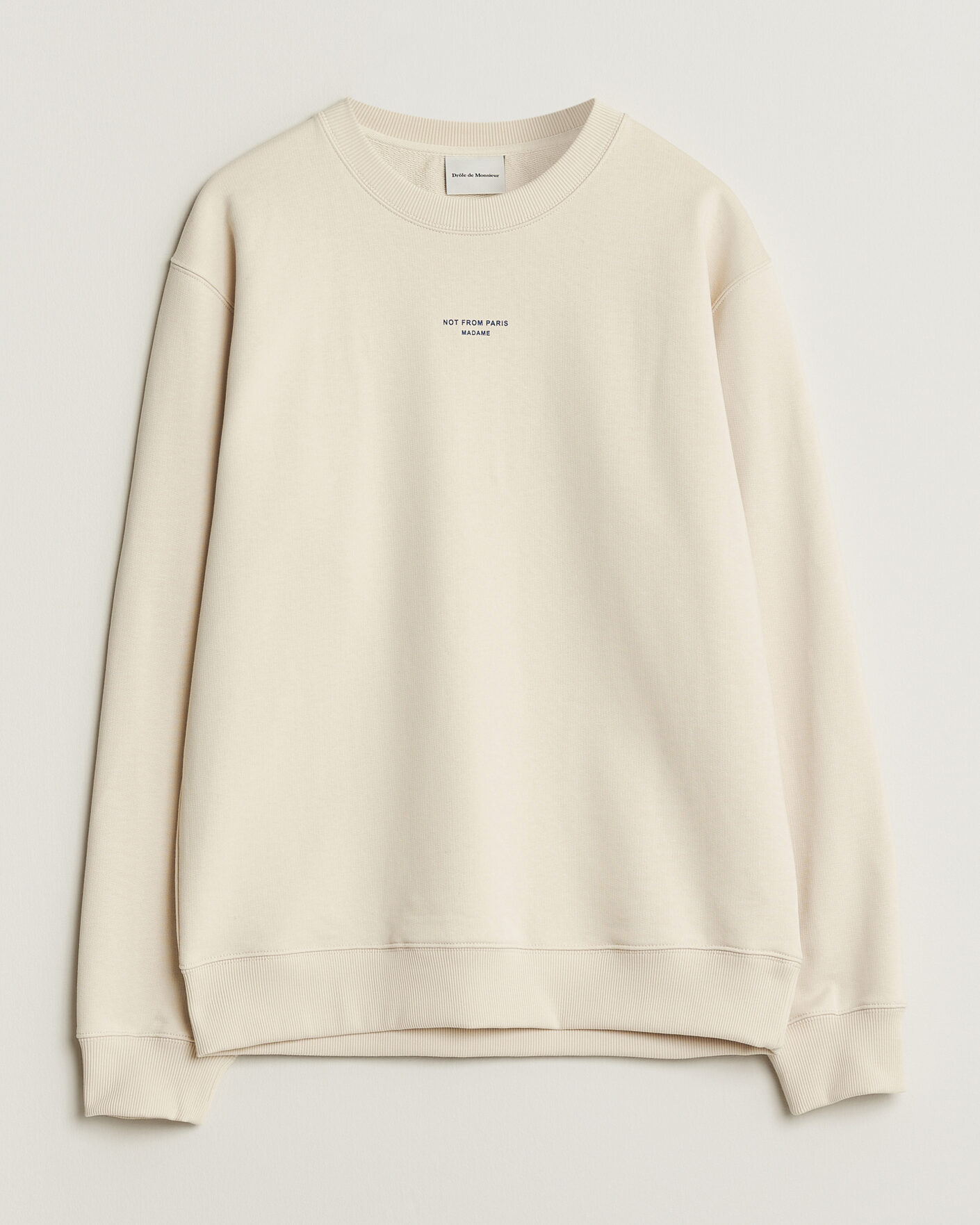 Hombres | Jerséis y prendas de punto | Drôle de Monsieur | Classic Slogan Sweatshirt Sand