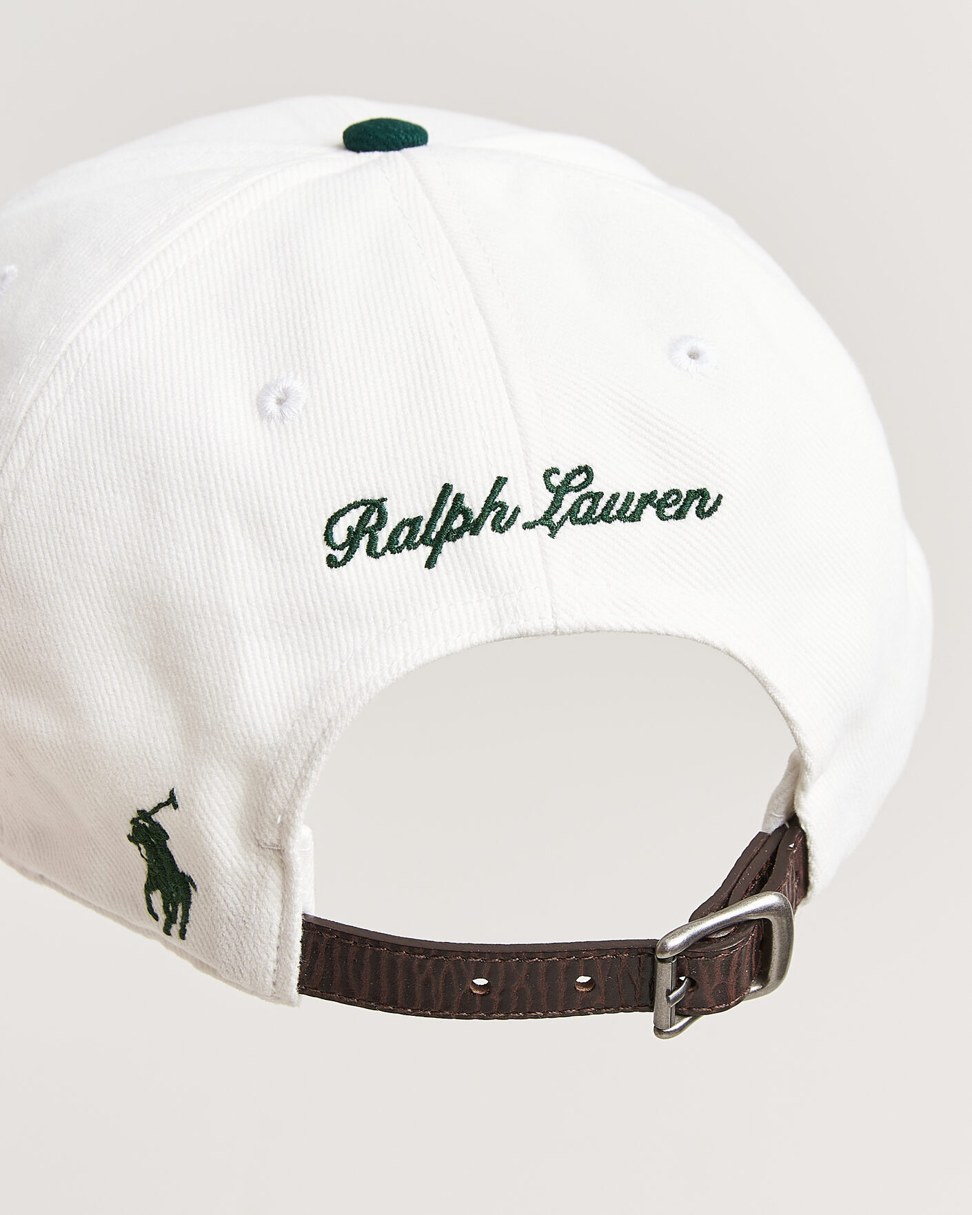 Hombres | Sombreros y gorras | Polo Ralph Lauren | Wimbledon Cap White/Moss Agate