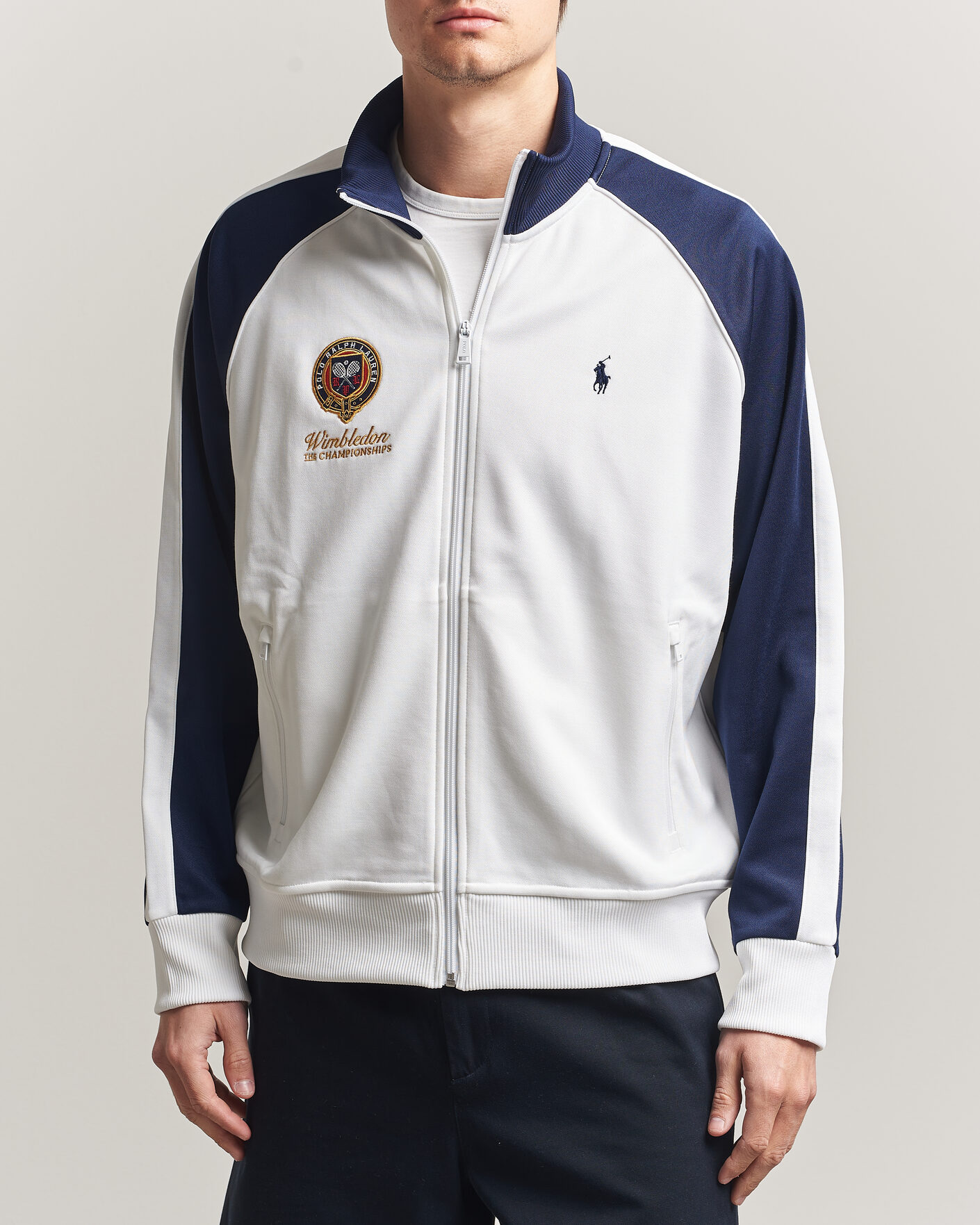 Hombres | Jerséis y prendas de punto | Polo Ralph Lauren | Full Zip Pullover Ceramic White