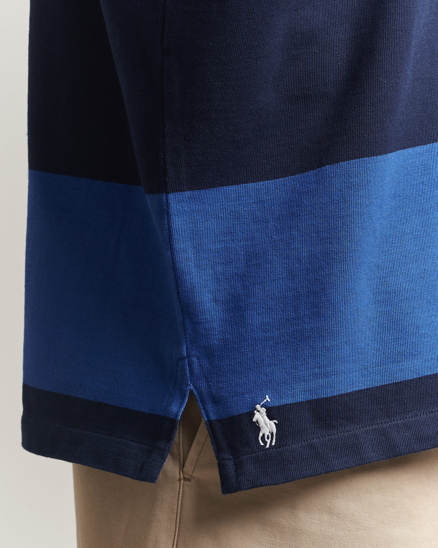 Hombres | Jerséis y prendas de punto | Polo Ralph Lauren | Striped Rugby Pullover Collegiate Blue