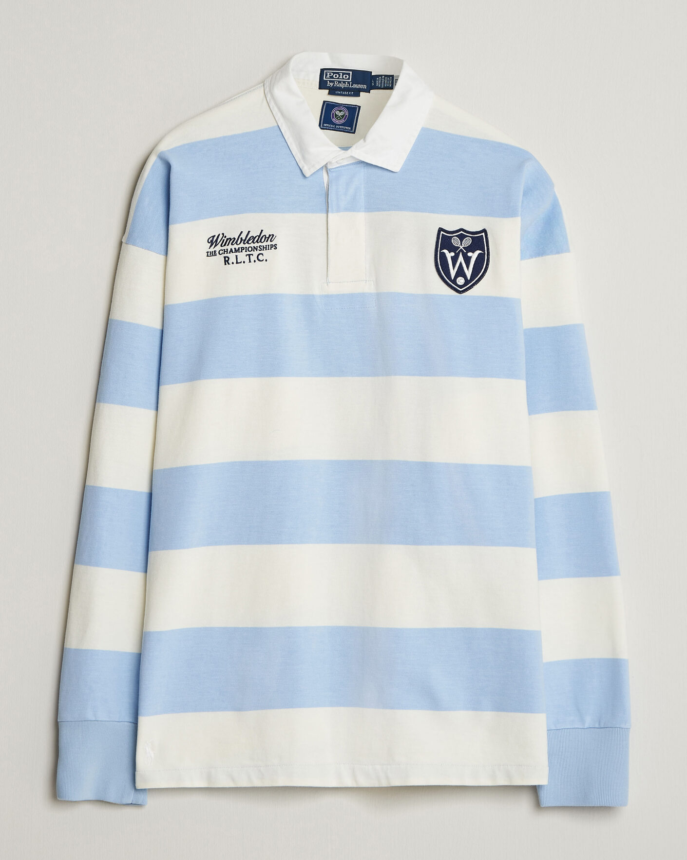 Hombres | Jerséis y prendas de punto | Polo Ralph Lauren | Striped Rugby Pullover Office Blue/Deckwash White