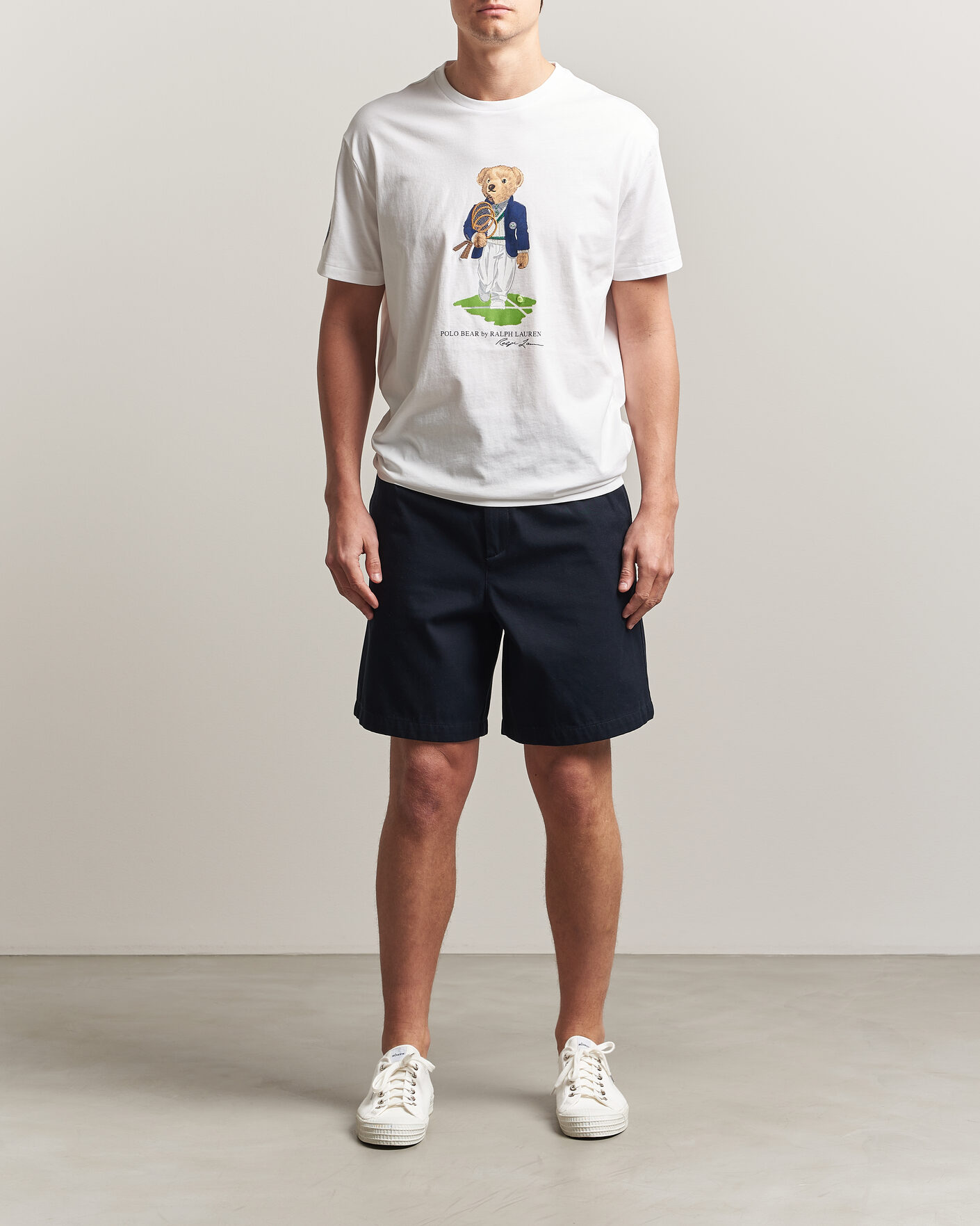Hombres | Camisetas | Polo Ralph Lauren | Wimbledon Bear Tee White