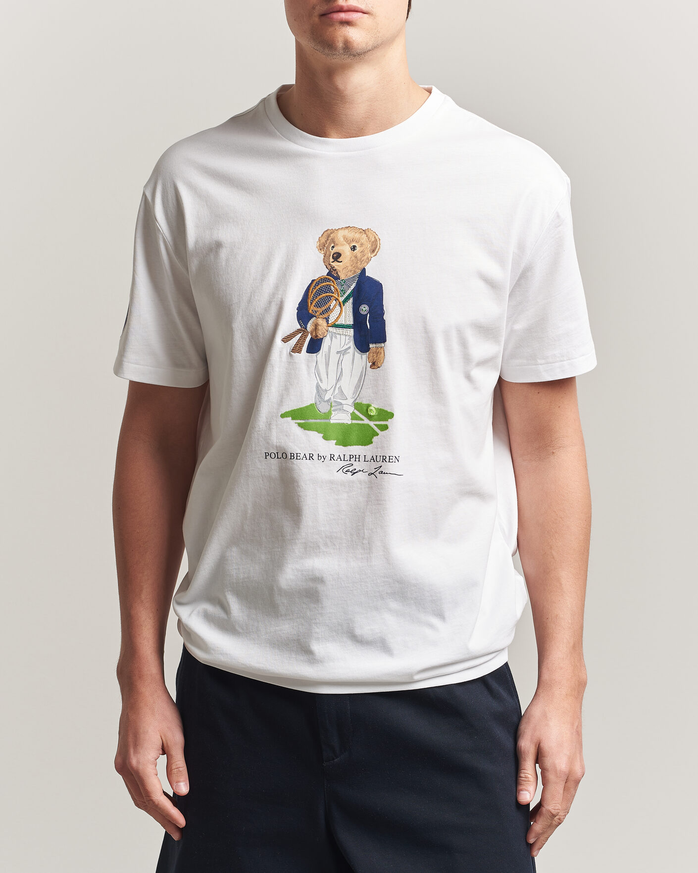 Hombres | Camisetas | Polo Ralph Lauren | Wimbledon Bear Tee White