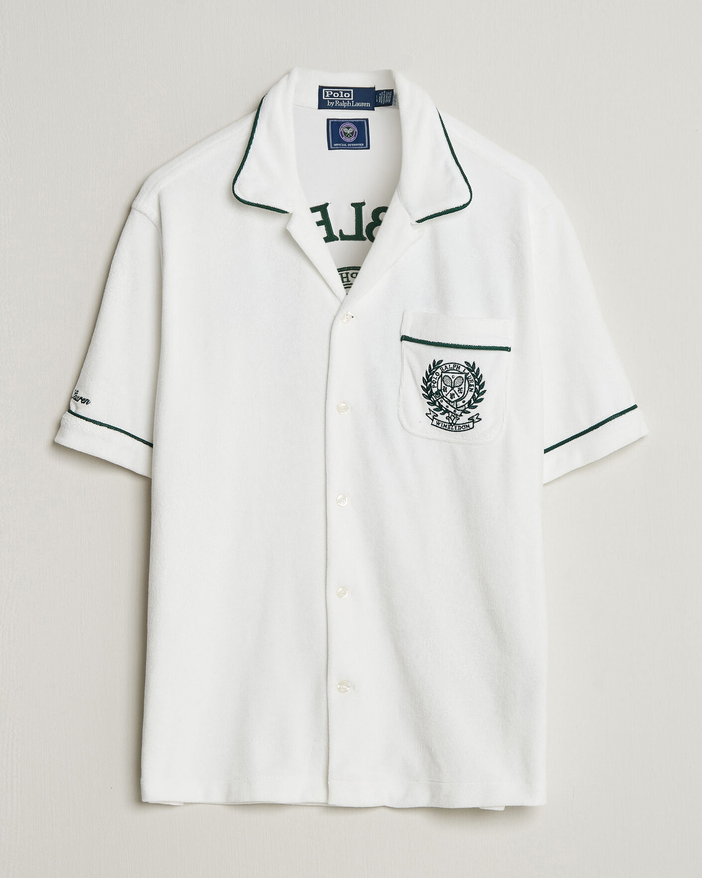 Hombres | Camisas | Polo Ralph Lauren | Terry Short Sleeve Shirt White