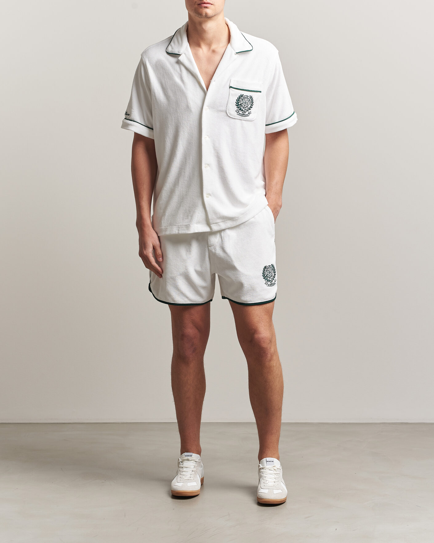 Hombres | Camisas | Polo Ralph Lauren | Terry Short Sleeve Shirt White