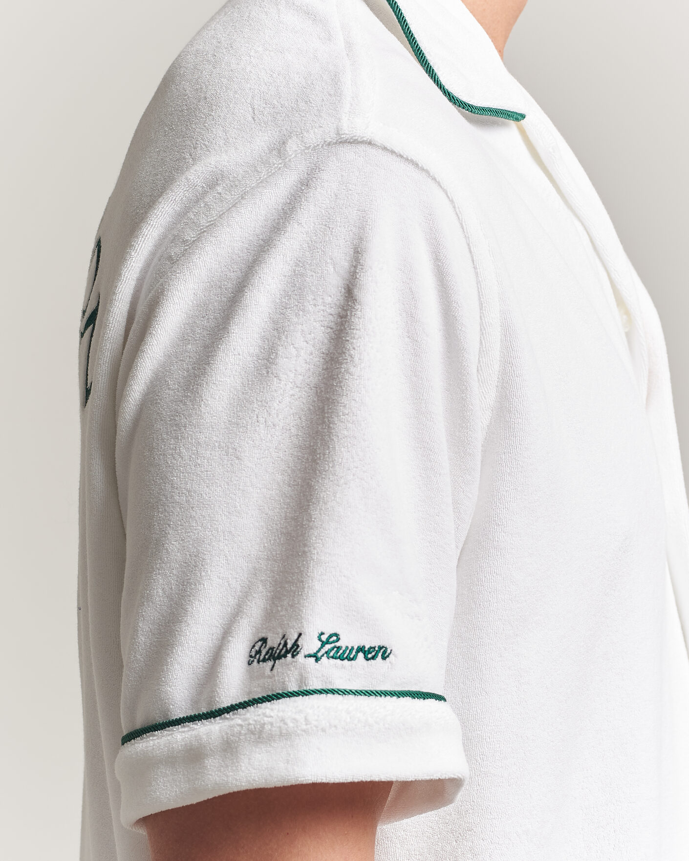Hombres | Camisas | Polo Ralph Lauren | Terry Short Sleeve Shirt White