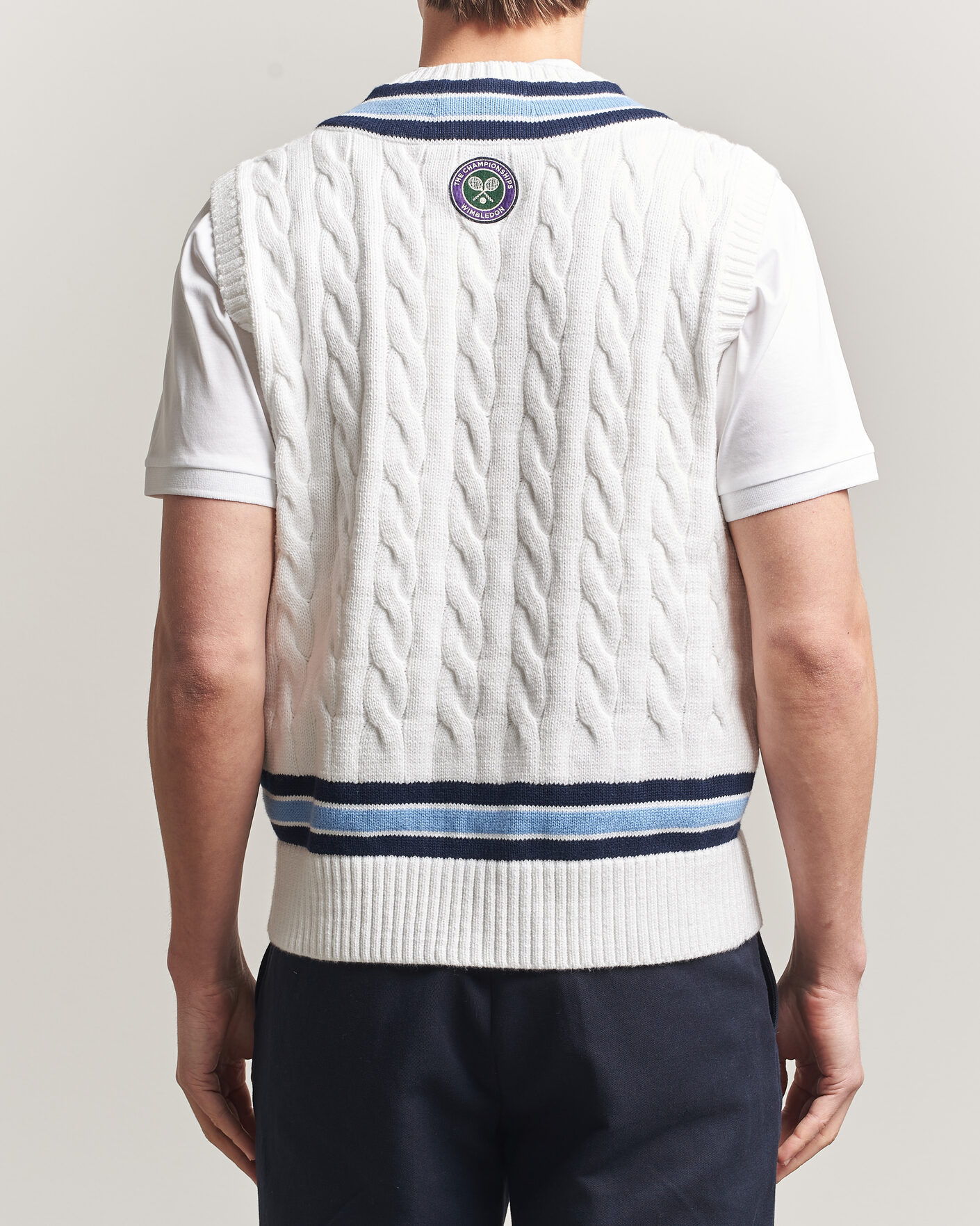 Hombres | Jerséis y prendas de punto | Polo Ralph Lauren | Cotton Cable Vest Cream Combo