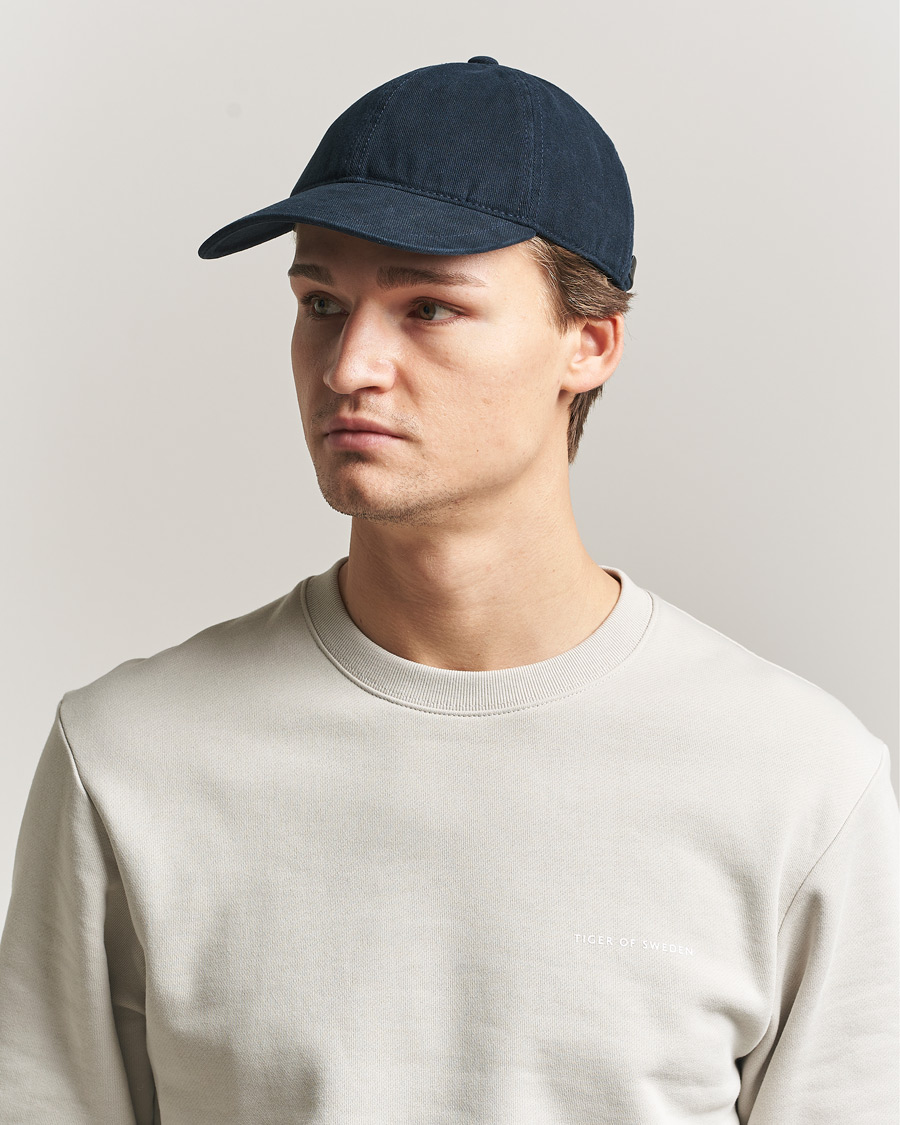 Hombres | Sombreros y gorras | Tiger of Sweden | Hent Washed Cap Light Ink