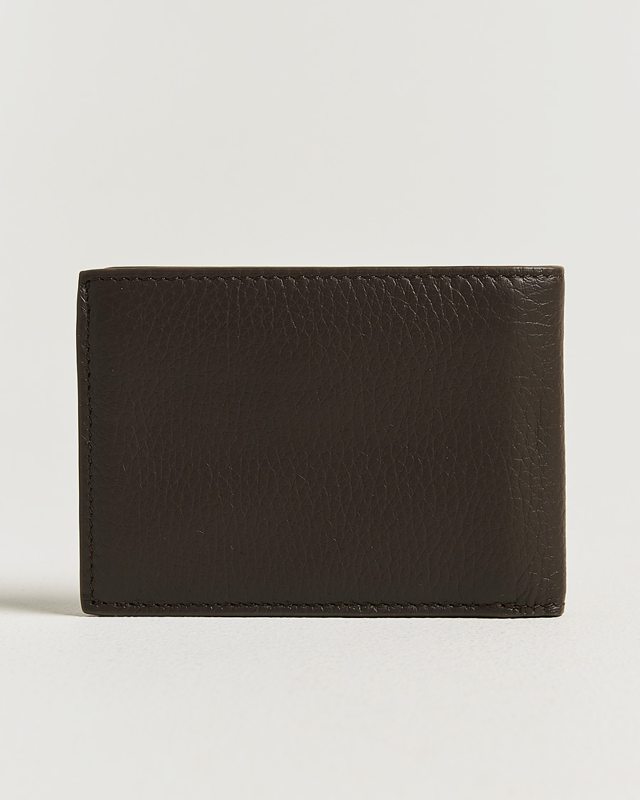 Hombres | Billeteras | Tiger of Sweden | Wivallius Leather Wallet Dark Brown