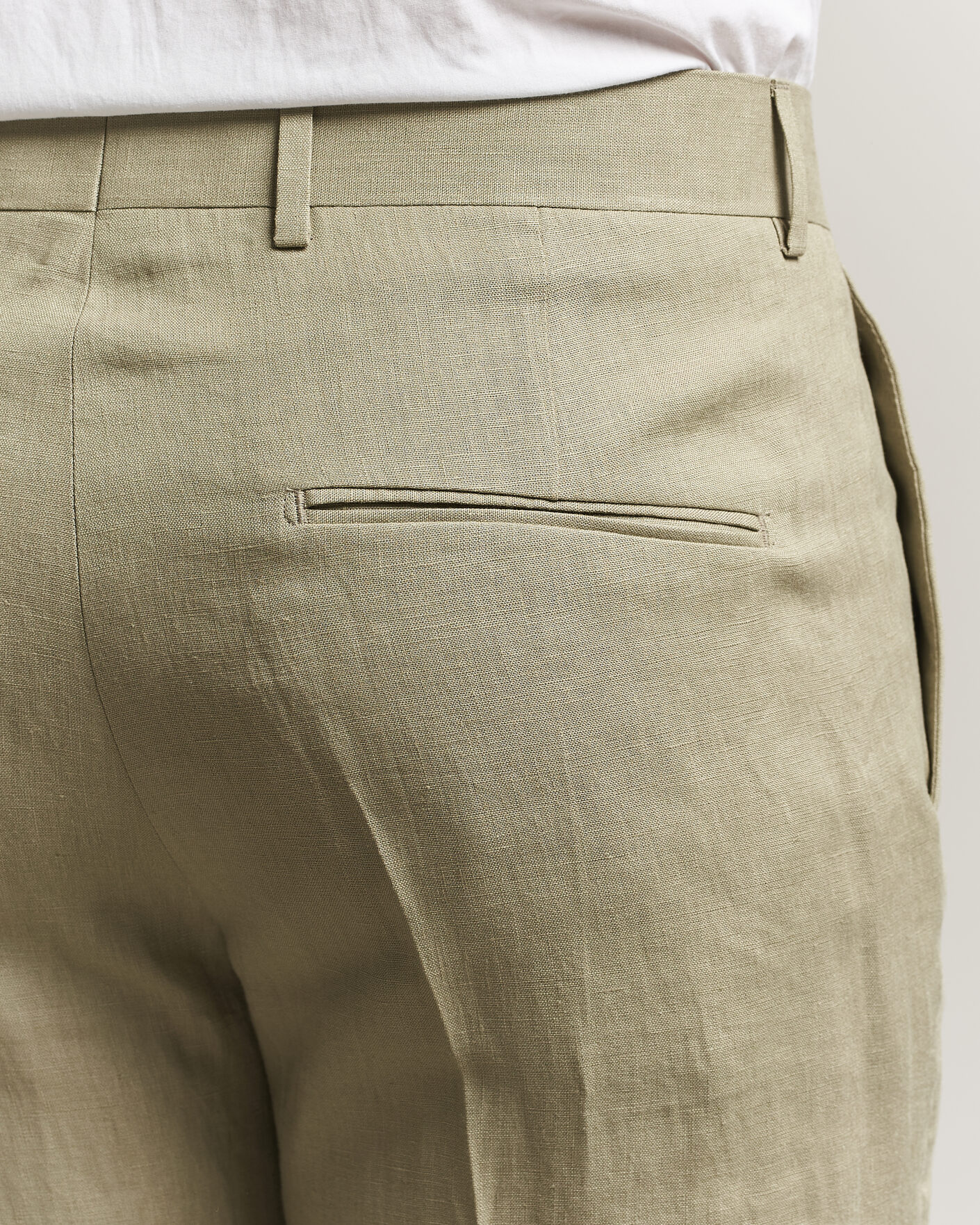 Hombres | Pantalones | Tiger of Sweden | Tenuta Linen Suit Trousers Mole