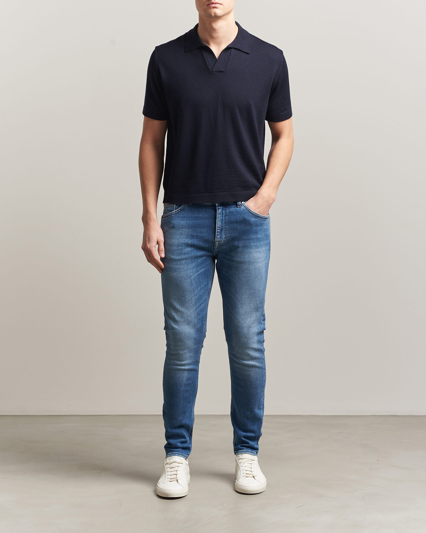 Hombres | Pantalones | Tiger of Sweden | Evolve Jeans Medium Blue