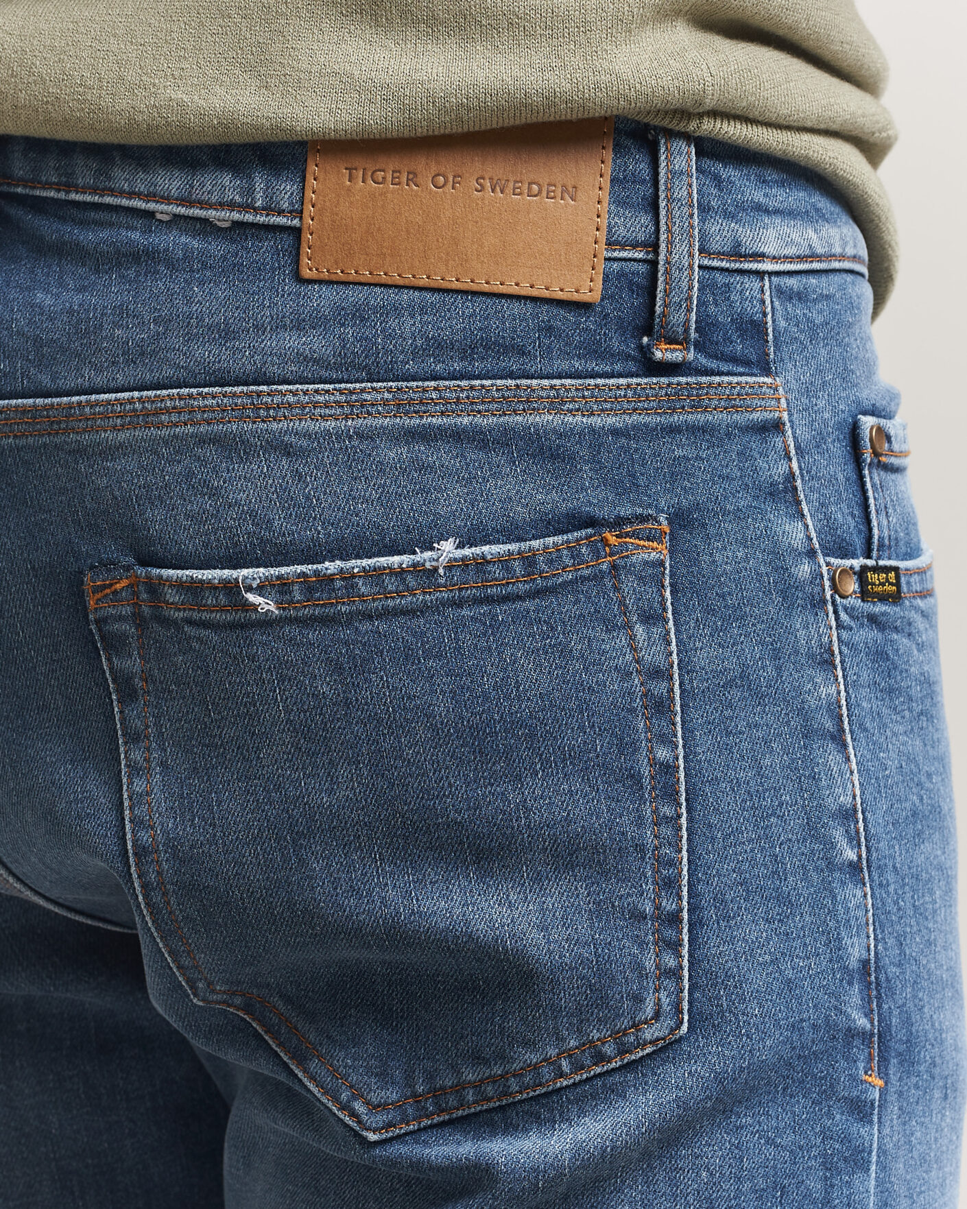 Hombres | Vaqueros | Tiger of Sweden | Pistolero Jeans Medium Blue