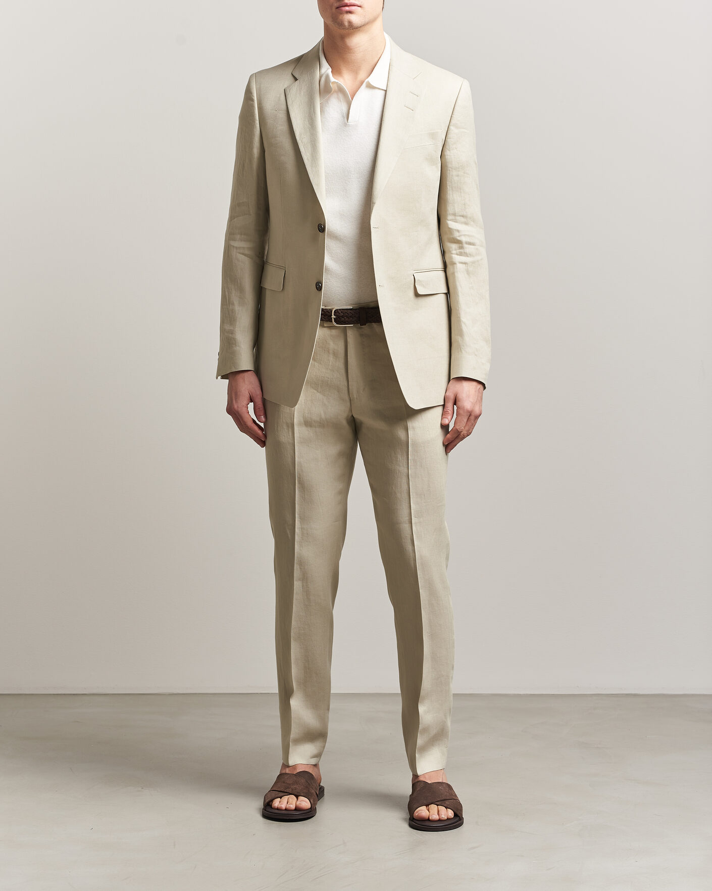 Hombres | Blazers | Tiger of Sweden | Justin Linen Suit Blazer Cream Sand