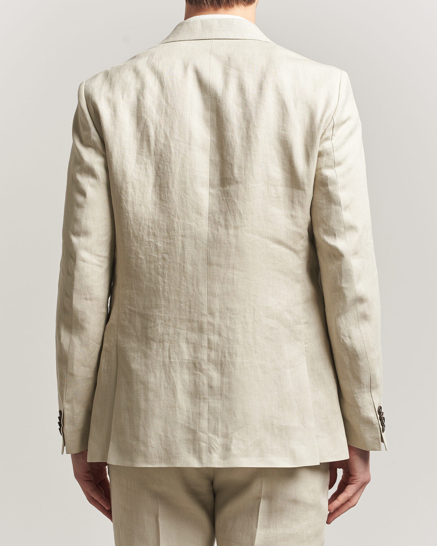 Hombres | Blazers | Tiger of Sweden | Justin Linen Suit Blazer Cream Sand