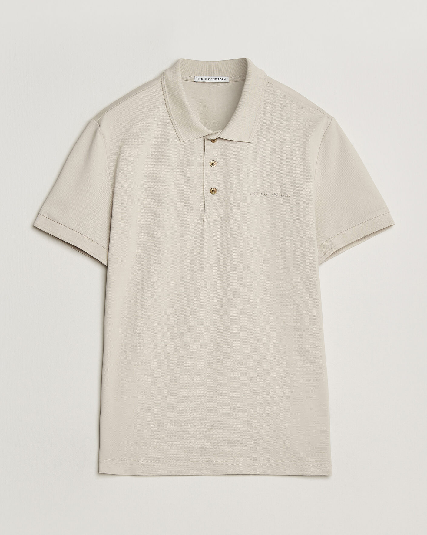 Hombres | Polos | Tiger of Sweden | Darios Polo Seline Grey