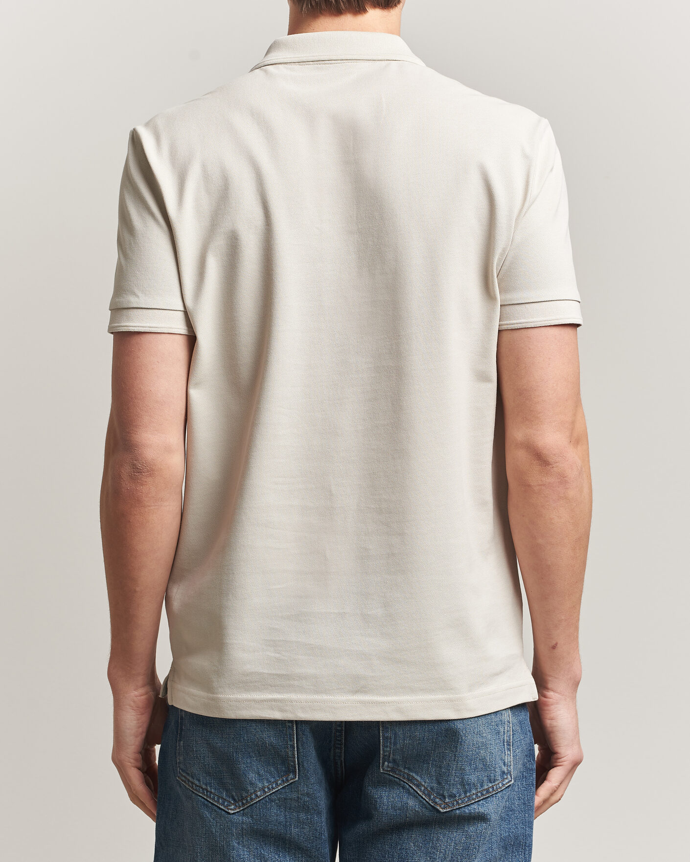 Hombres | Polos | Tiger of Sweden | Darios Polo Seline Grey