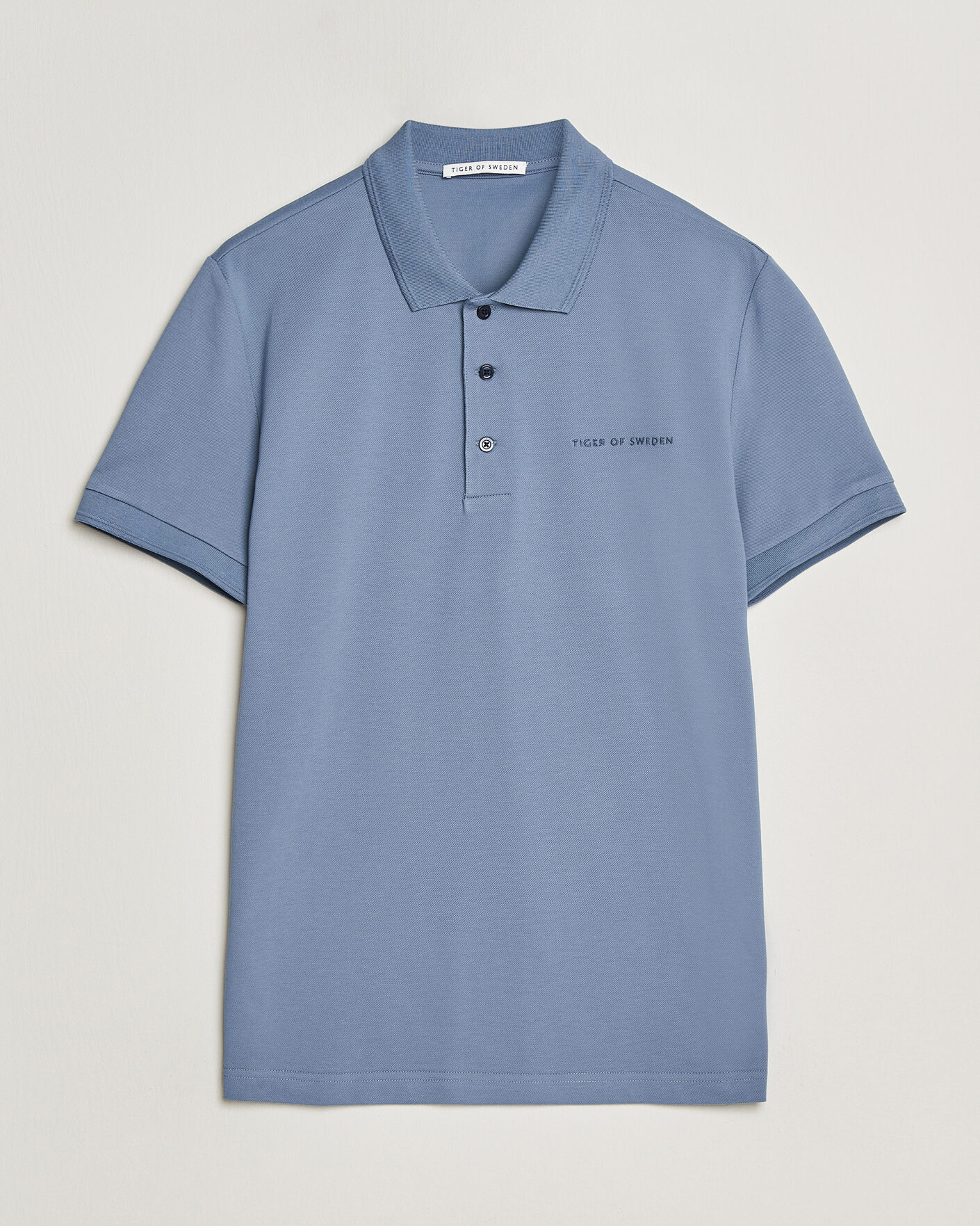 Hombres | Polos | Tiger of Sweden | Darios Polo Dull Blue