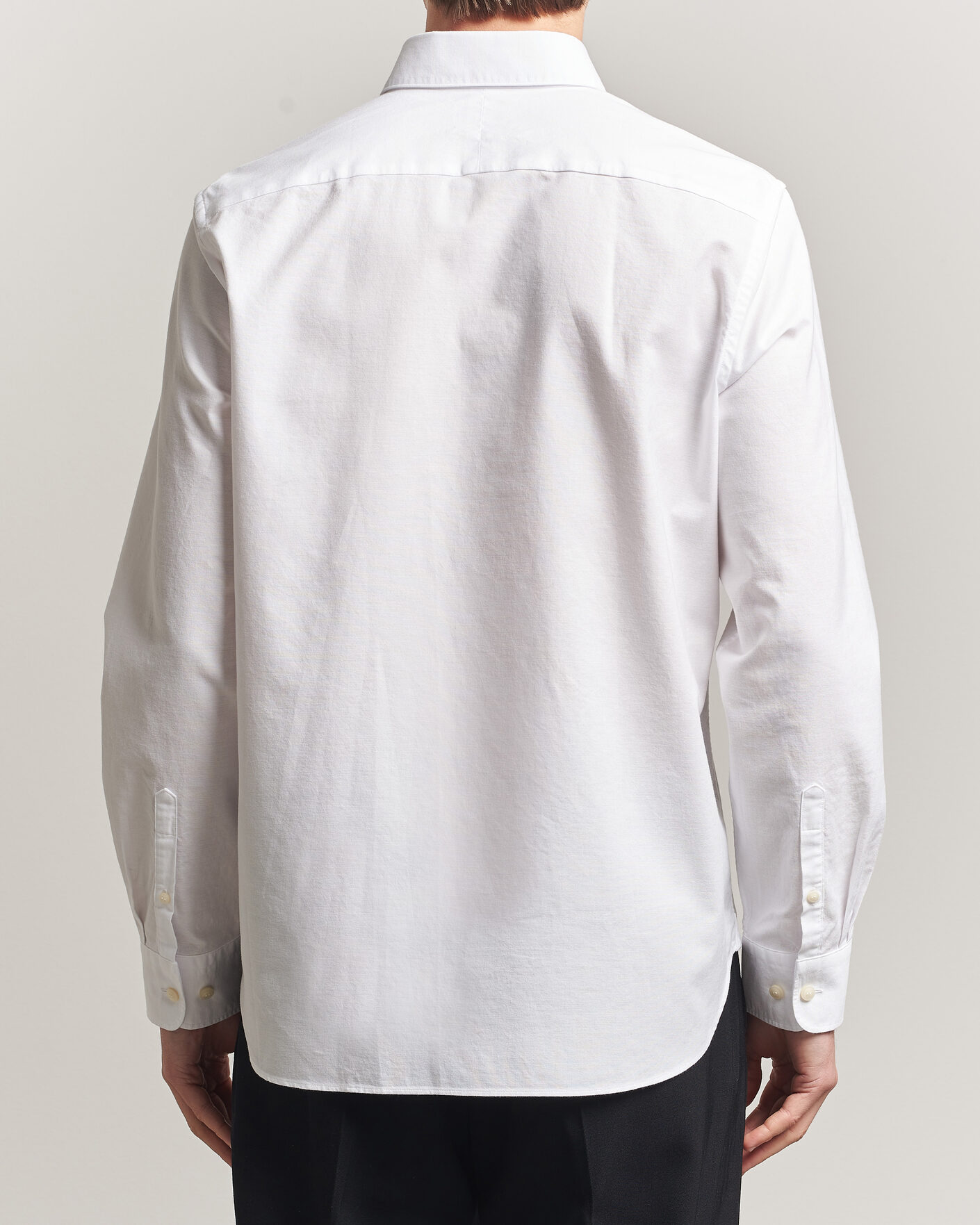 Hombres | Camisas | Tiger of Sweden | Bjorn Oxford Shirt Pure White
