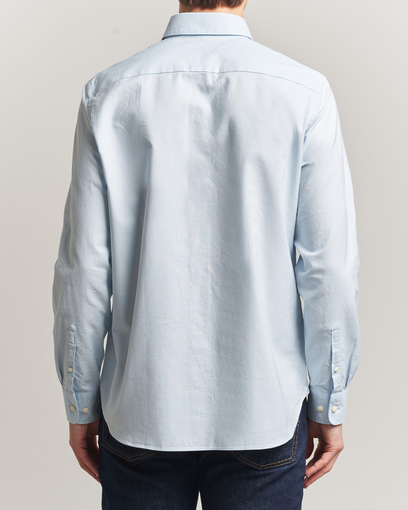 Hombres | Camisas | Tiger of Sweden | Bjorn Oxford Shirt Light Blue