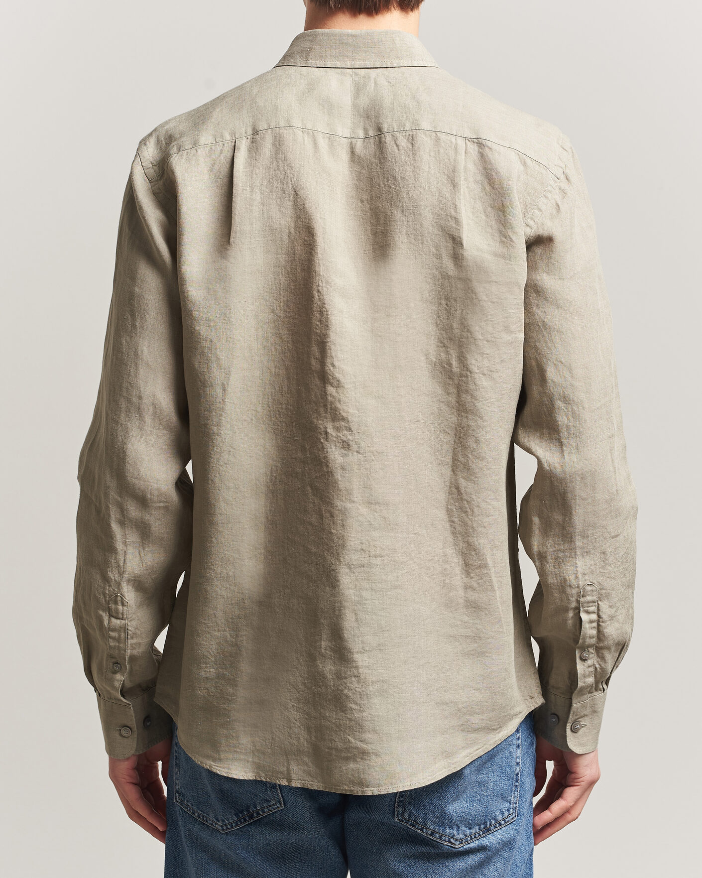 Hombres | Camisas | Tiger of Sweden | Spenser Linen Shirt Mole