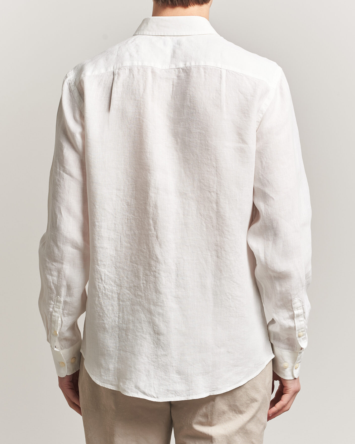 Hombres | Camisas | Tiger of Sweden | Spenser Linen Shirt Off White