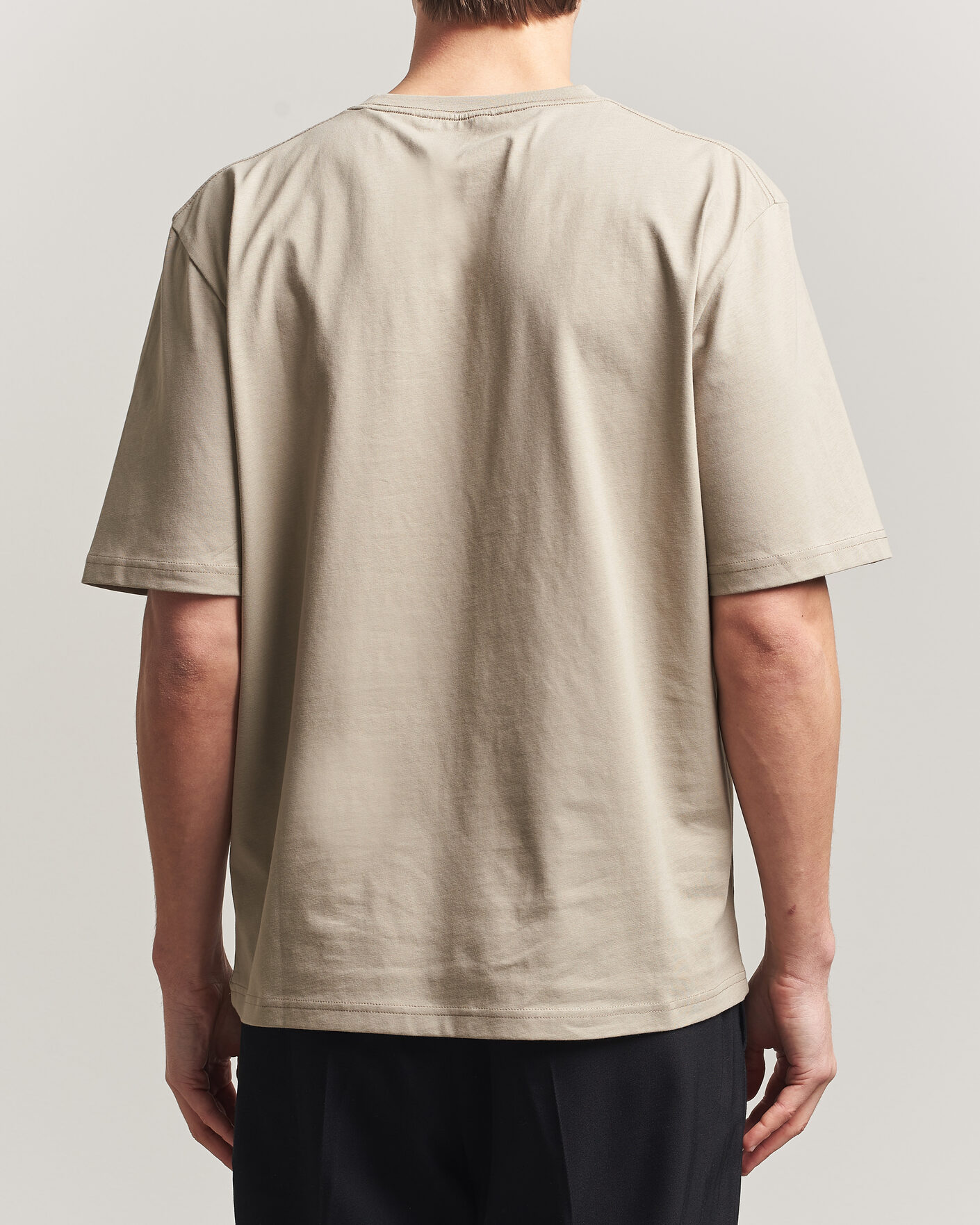 Hombres | Camisetas | Tiger of Sweden | Pro Logo Crew Neck T-Shirt Artichoke Grey