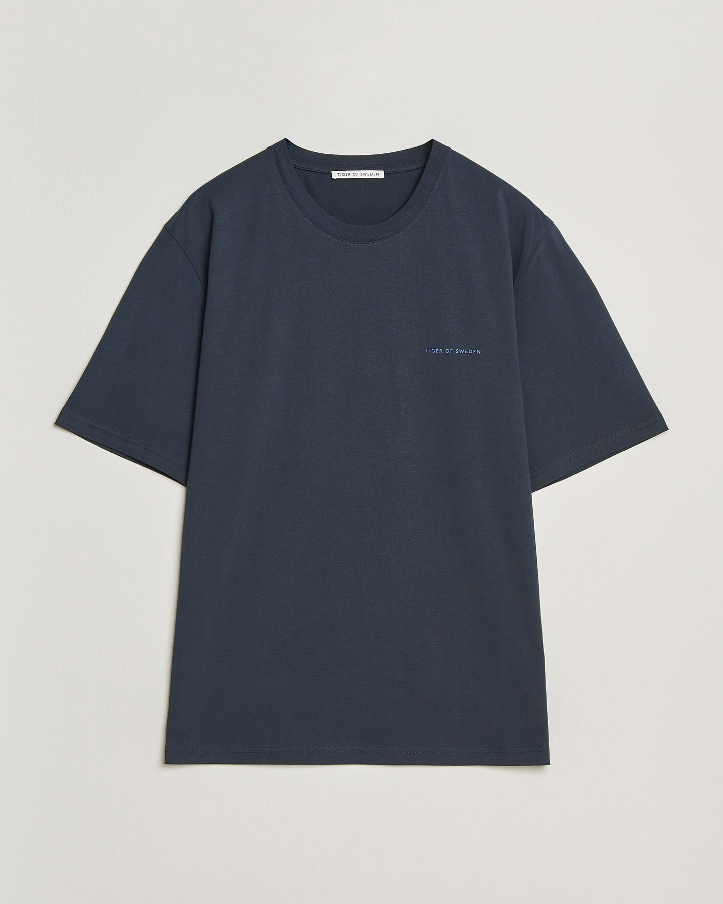 Hombres | Camisetas | Tiger of Sweden | Pro Logo Crew Neck T-Shirt Light Ink