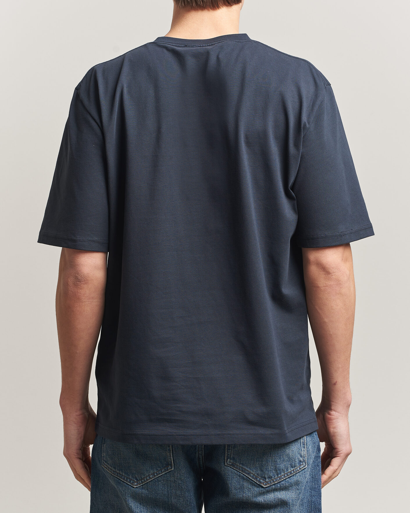 Hombres | Camisetas | Tiger of Sweden | Pro Logo Crew Neck T-Shirt Light Ink