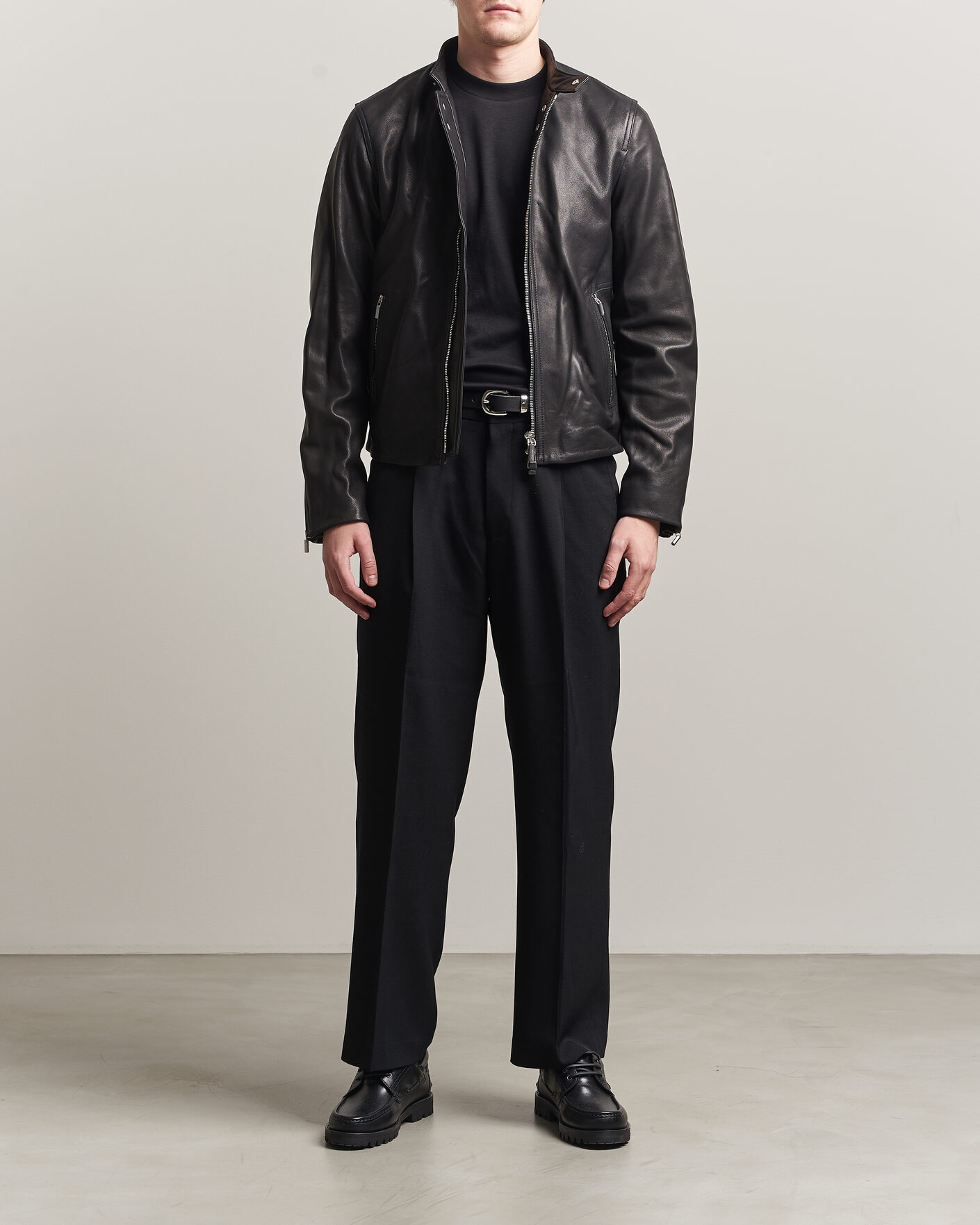 Hombres | Abrigos y chaquetas | Tiger of Sweden | Reier Leather Jacket Black