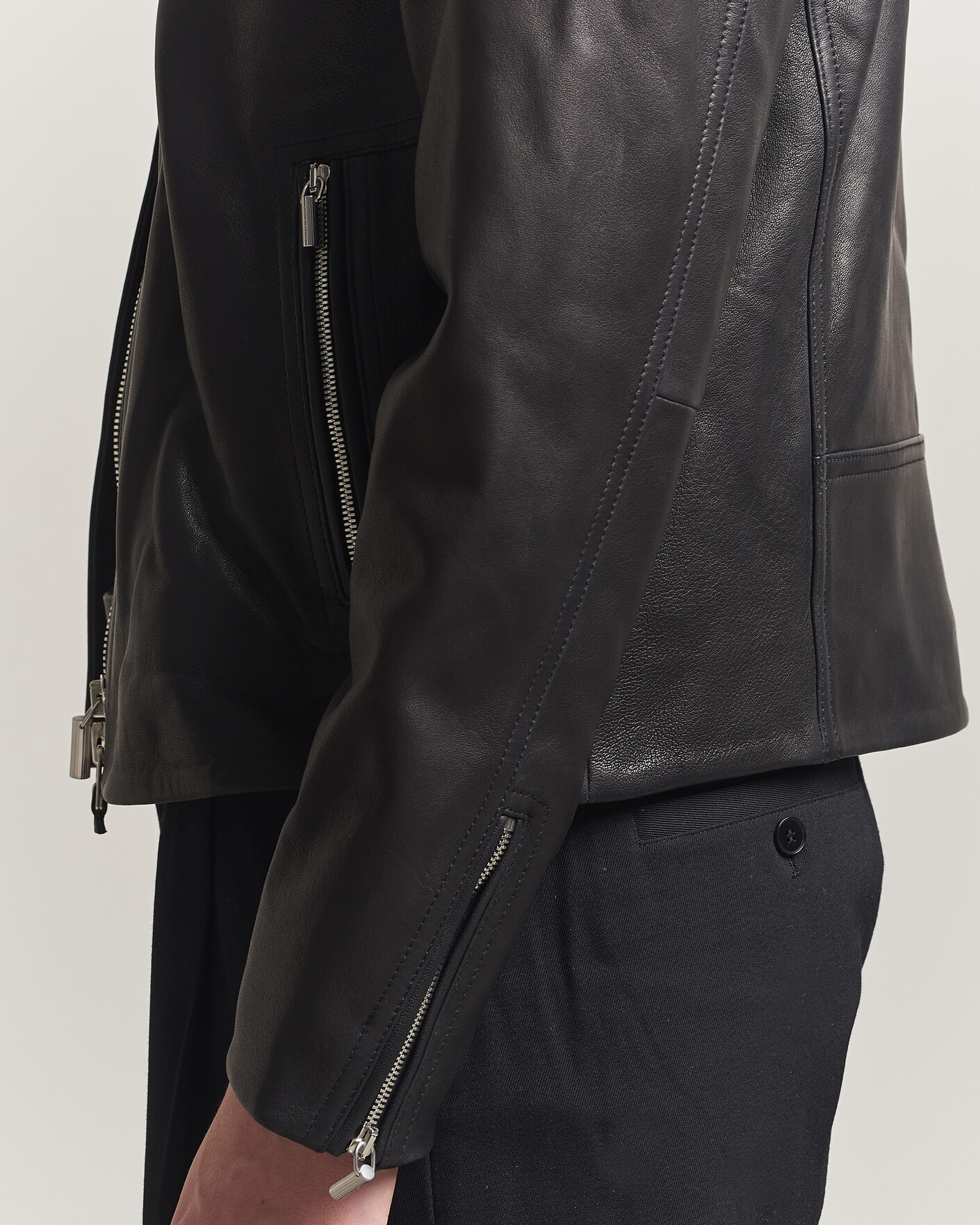 Hombres | Abrigos y chaquetas | Tiger of Sweden | Reier Leather Jacket Black