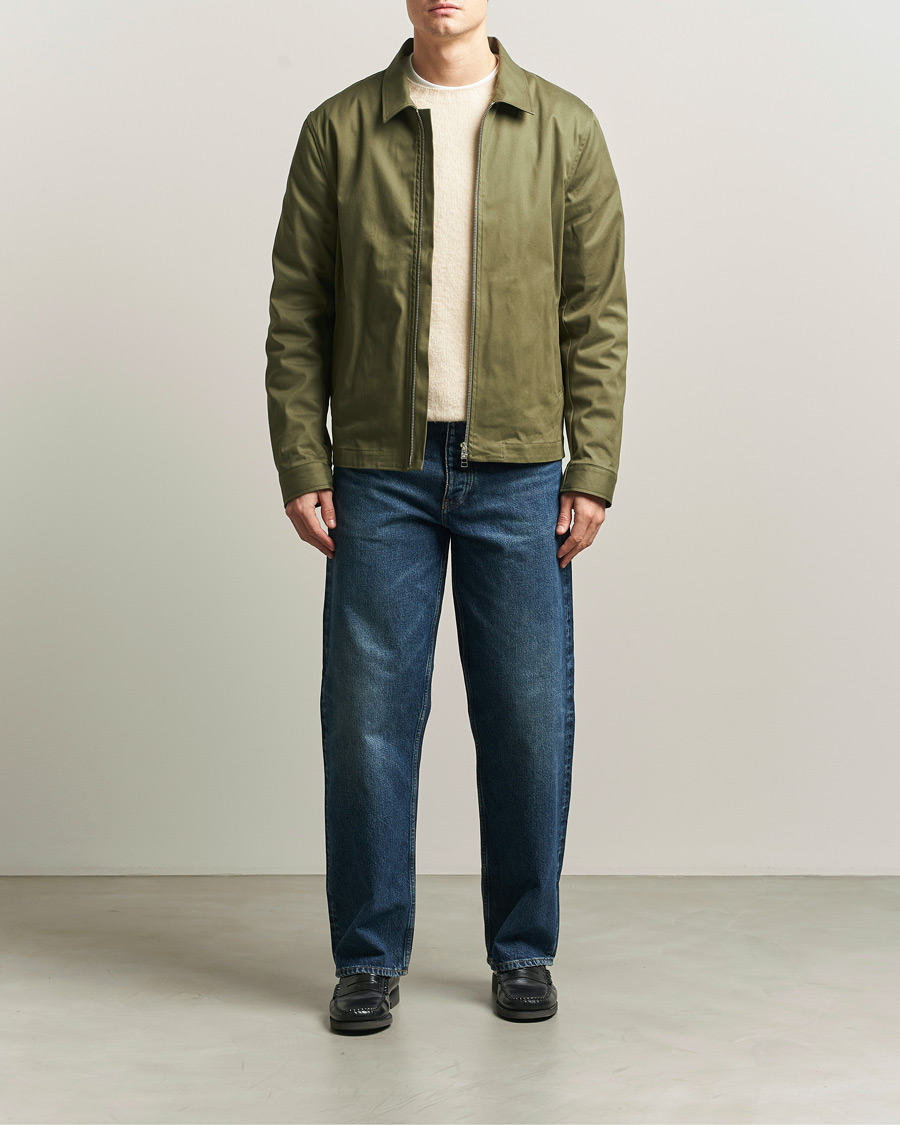 Hombres | Abrigos y chaquetas | Tiger of Sweden | Barnaby Cotton Jacket Kalamata Green