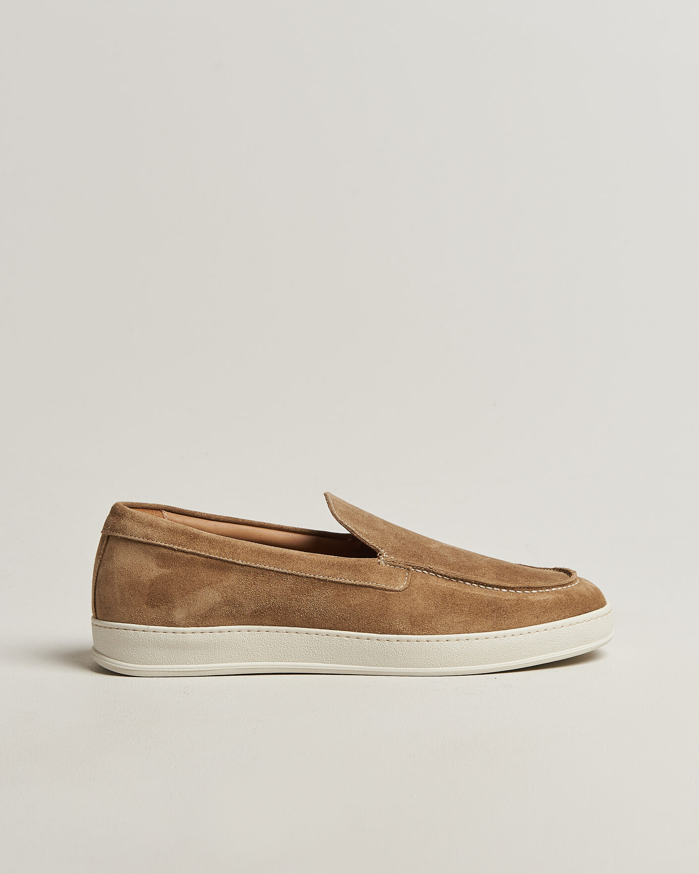 Hombres | Mocasines | Tiger of Sweden | Remis Suede Loafer Umber Brown