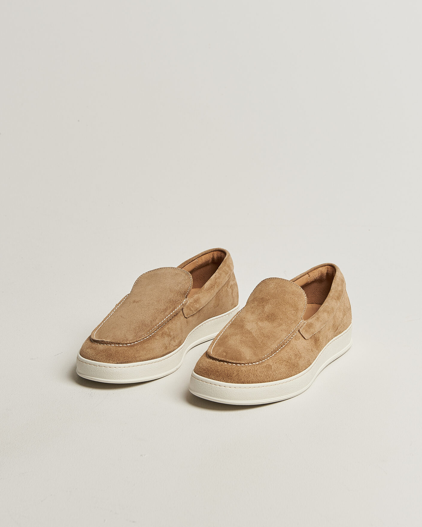 Hombres | Mocasines | Tiger of Sweden | Remis Suede Loafer Umber Brown