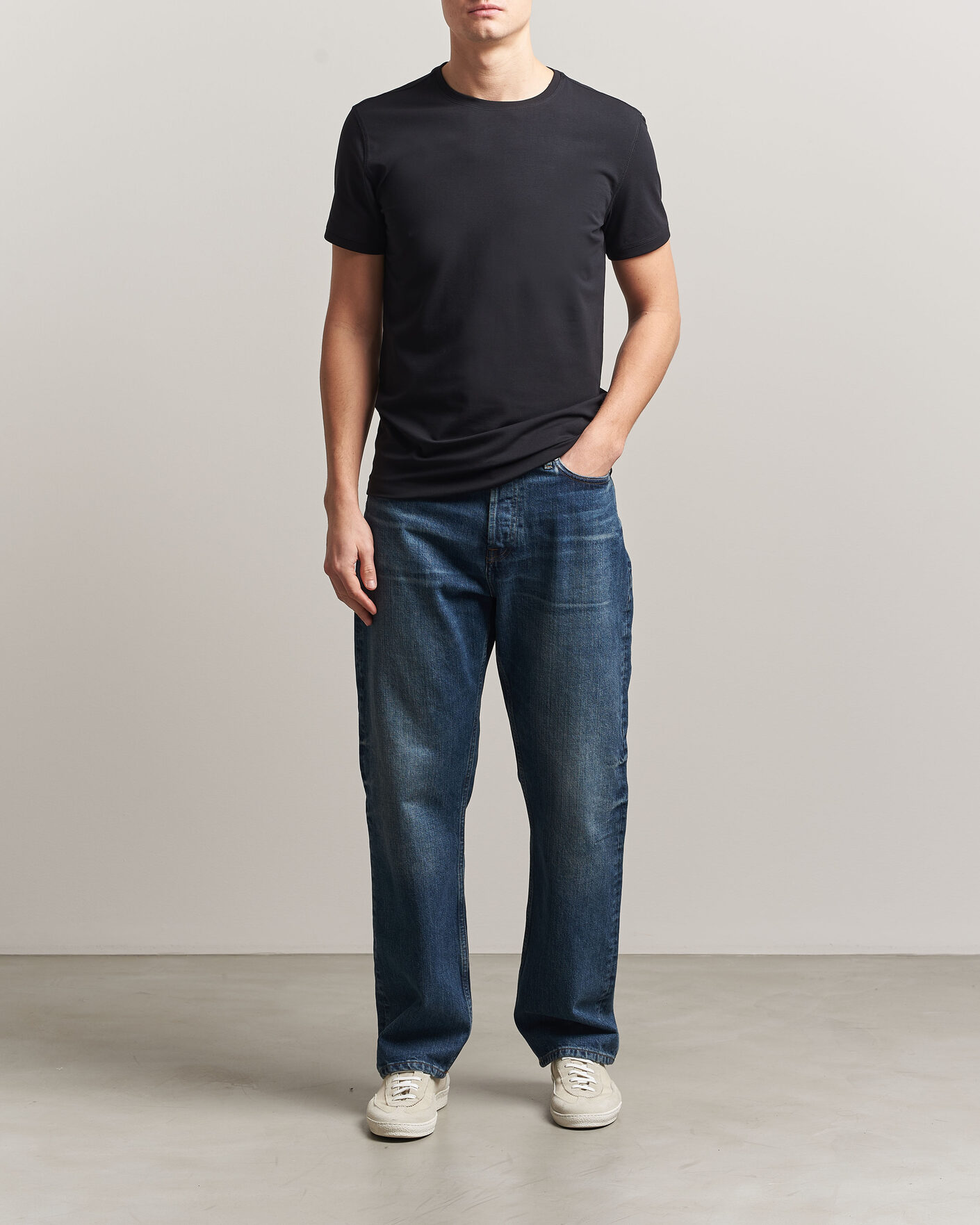 Hombres | Camisetas | Tiger of Sweden | Heimdal 2-Pack Crew Neck T-Shirt Black