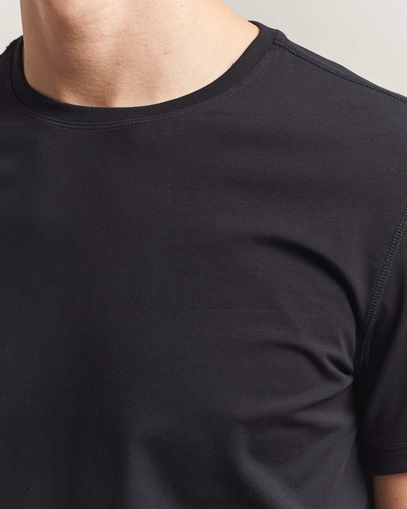 Hombres | Camisetas | Tiger of Sweden | Heimdal 2-Pack Crew Neck T-Shirt Black