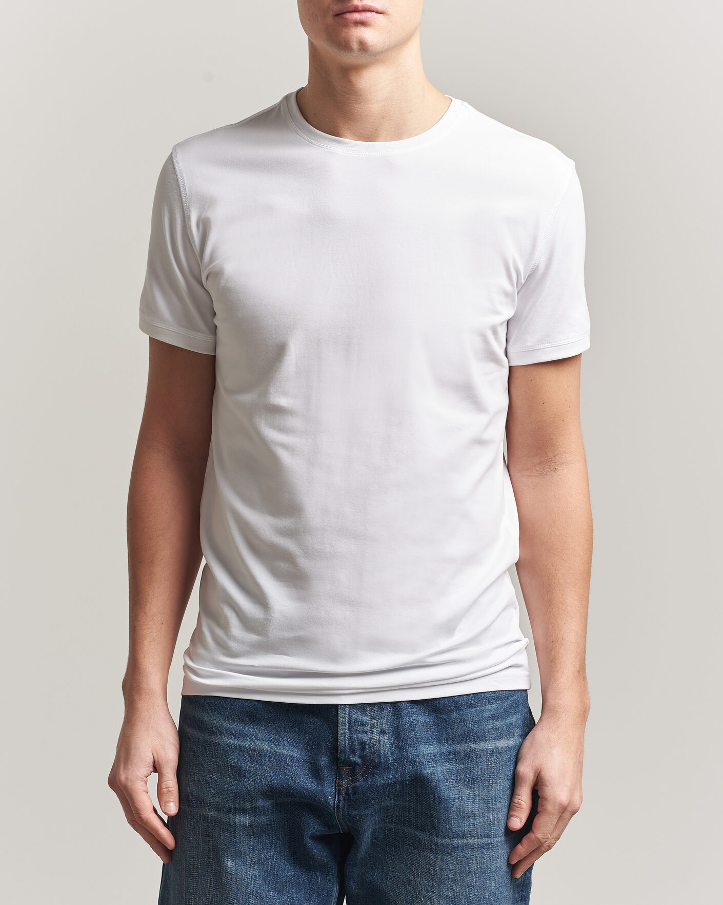 Hombres | Camisetas | Tiger of Sweden | Heimdal 2-Pack Crew Neck T-Shirt Pure White