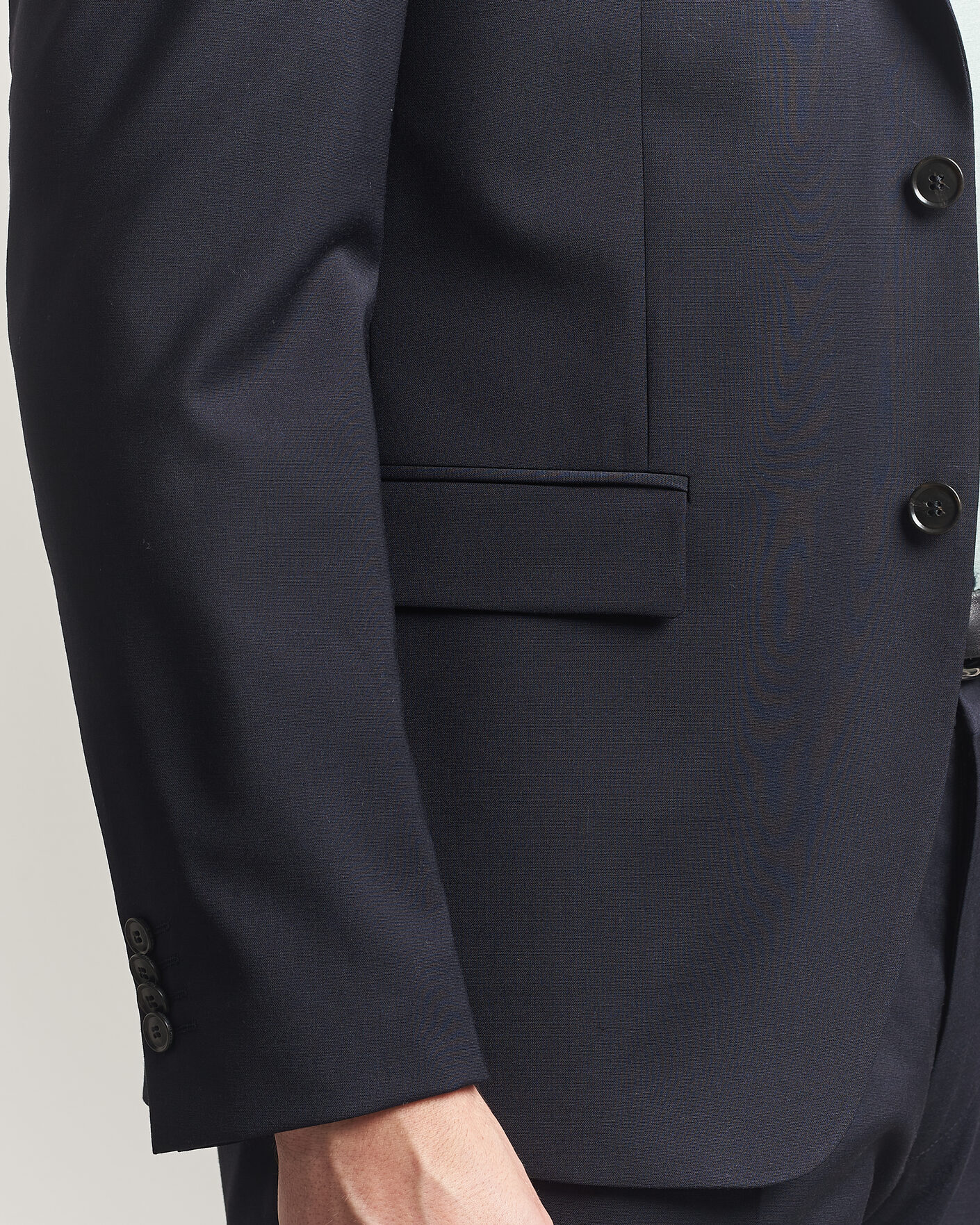 Hombres | Blazers | Tiger of Sweden | Jamie Wool Travel Suit Blazer Dark Ink