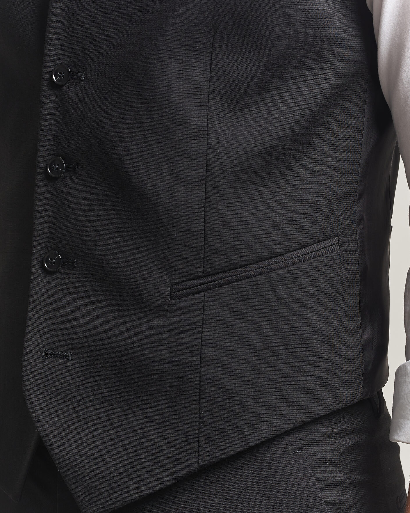 Hombres | Chalecos | Tiger of Sweden | Winston Wool Travel Waistcoat Black