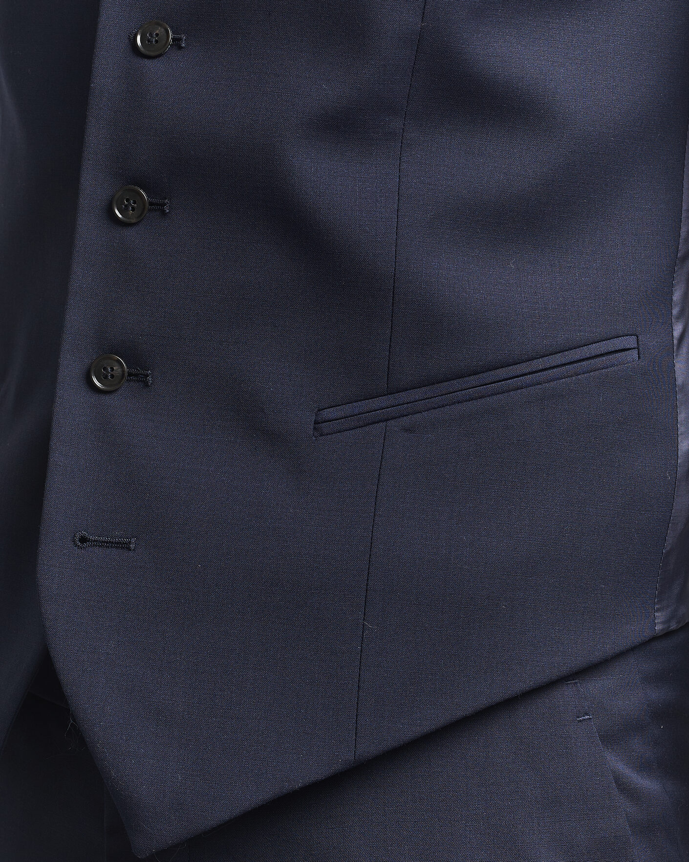 Hombres | Chalecos | Tiger of Sweden | Winston Wool Travel Waistcoat Royal Blue