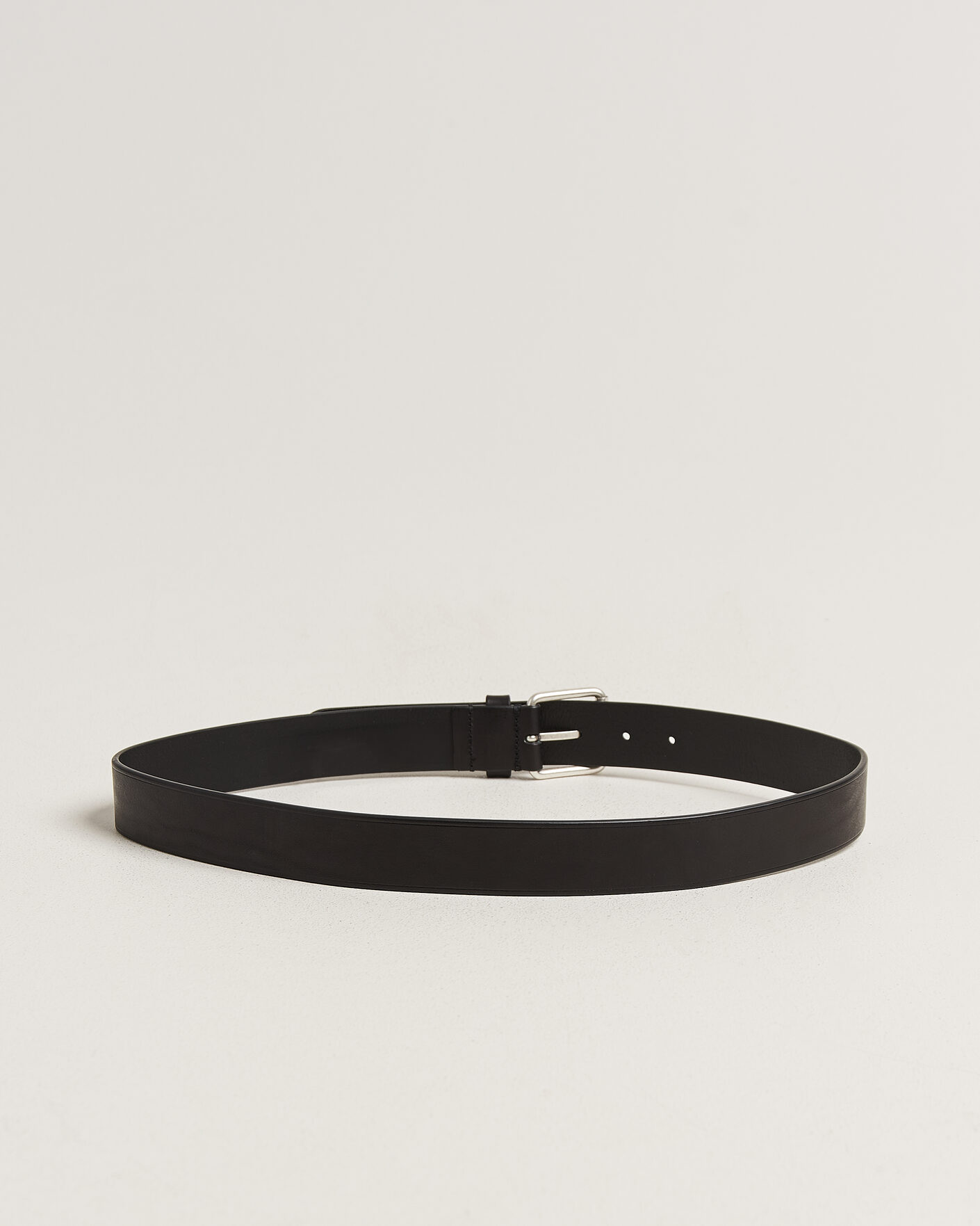 Hombres | Cinturones | Tiger of Sweden | Labori Leather Belt Black