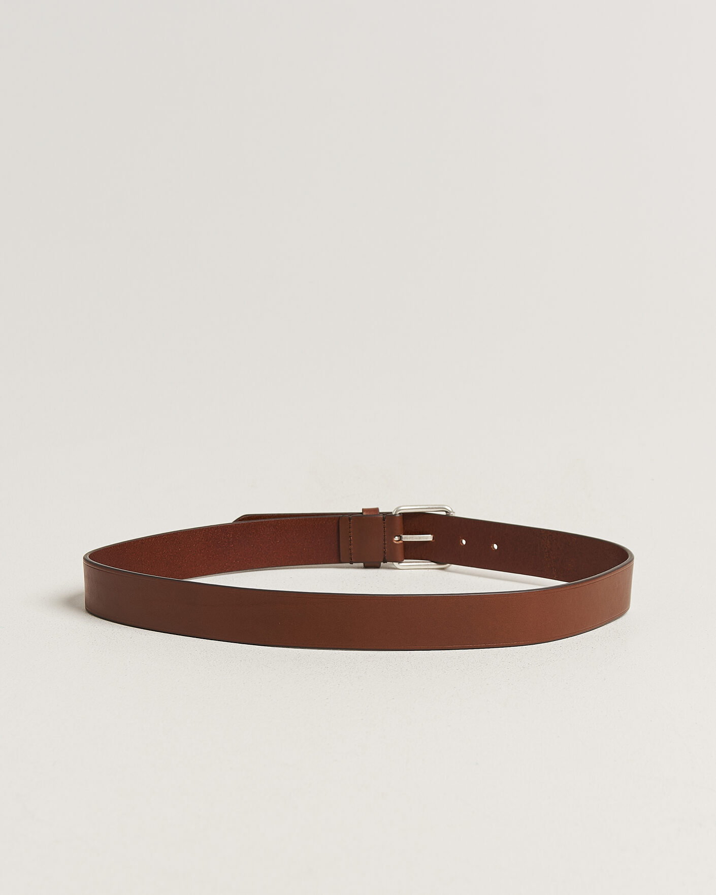 Hombres | Cinturones | Tiger of Sweden | Labori Leather Belt Dark Brown